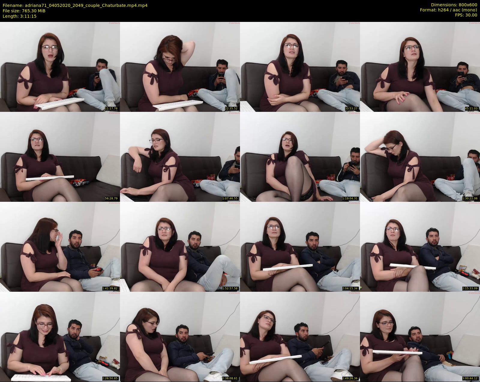 adriana71 — 192 minute Chaturbate couple cam show recording, 480p, May 4, 2020