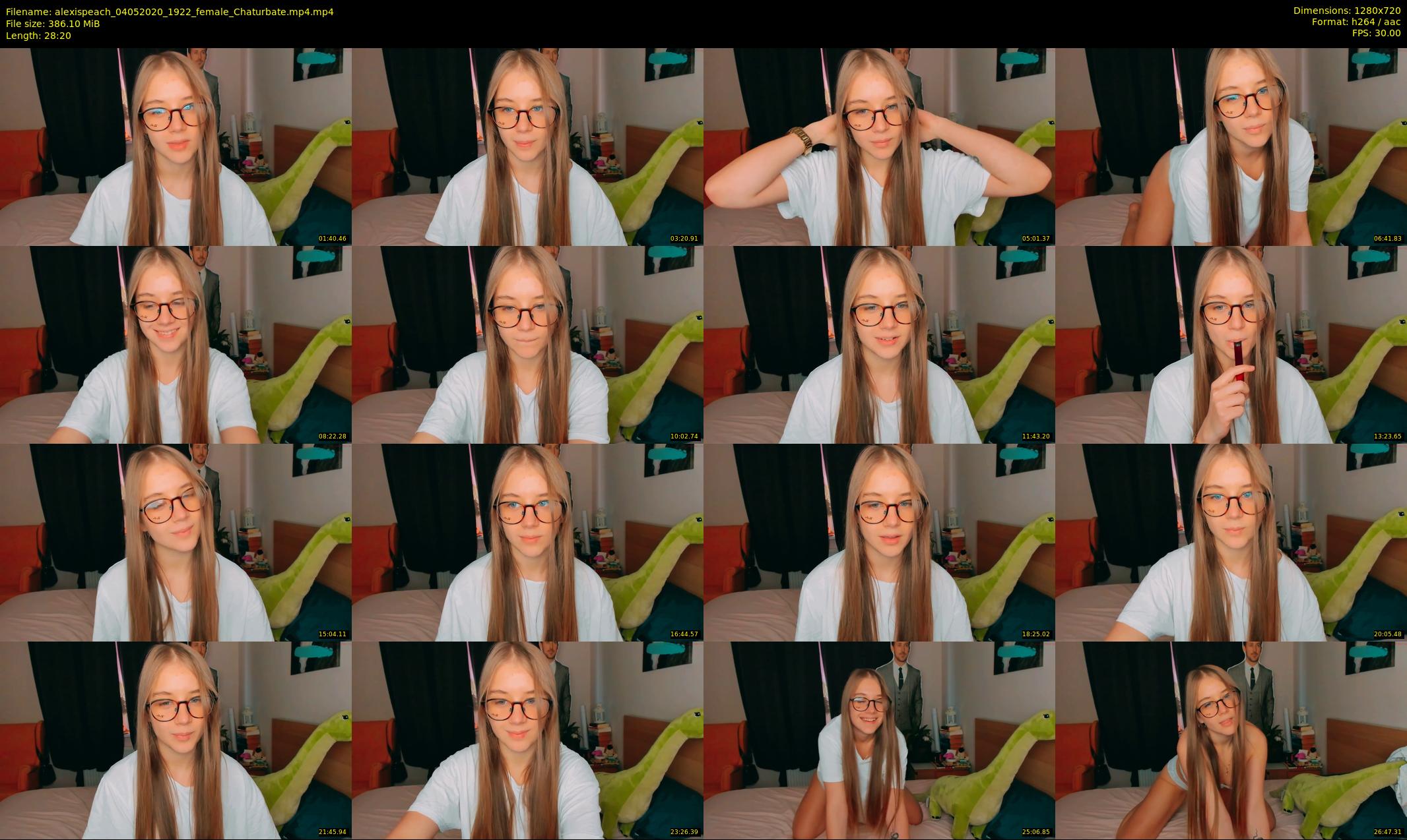 alexispeach — 29 minute Chaturbate female cam show recording, 720p, May 4, 2020