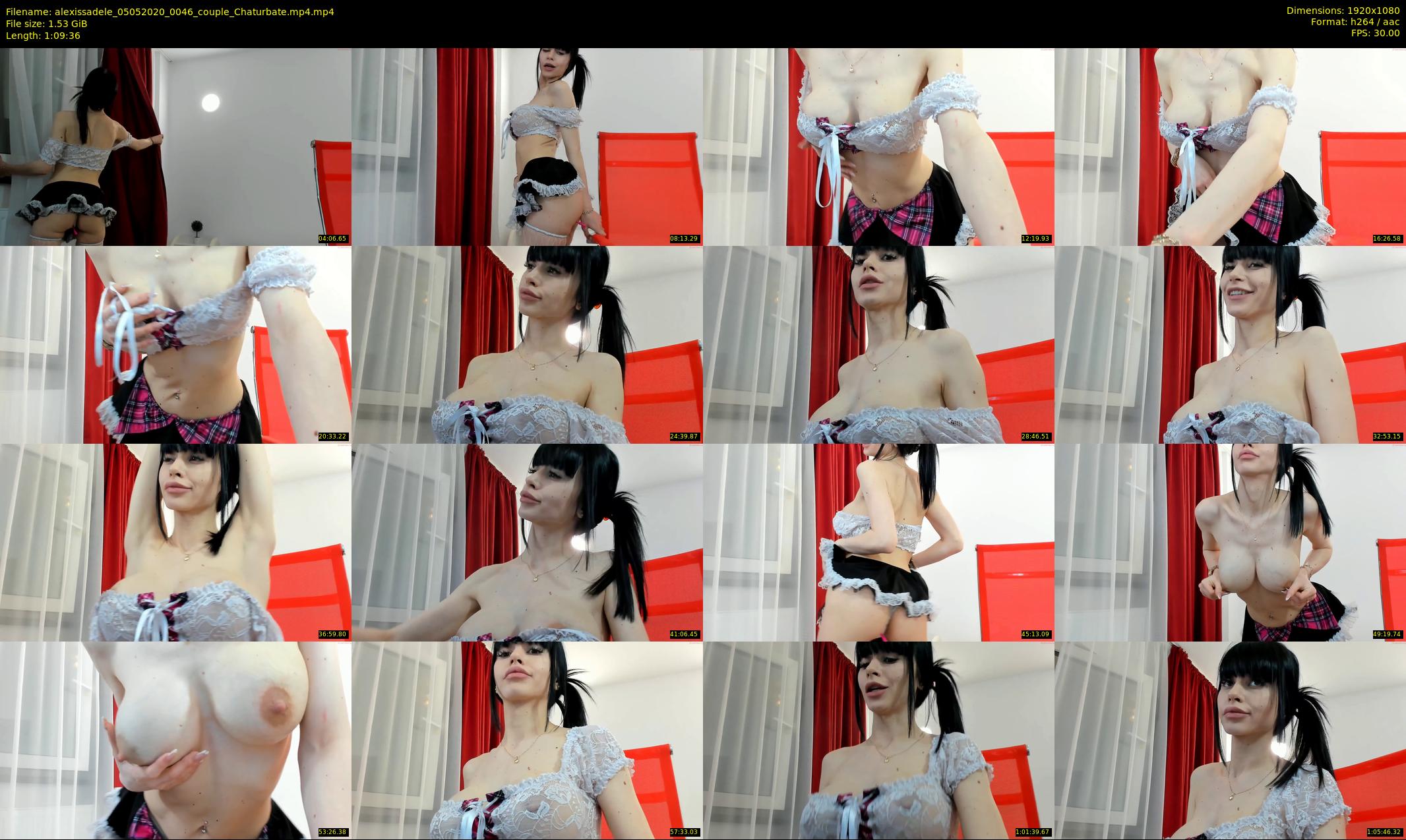 alexissadele — 70 minute Chaturbate female cam show recording, 1080p, May 5, 2020