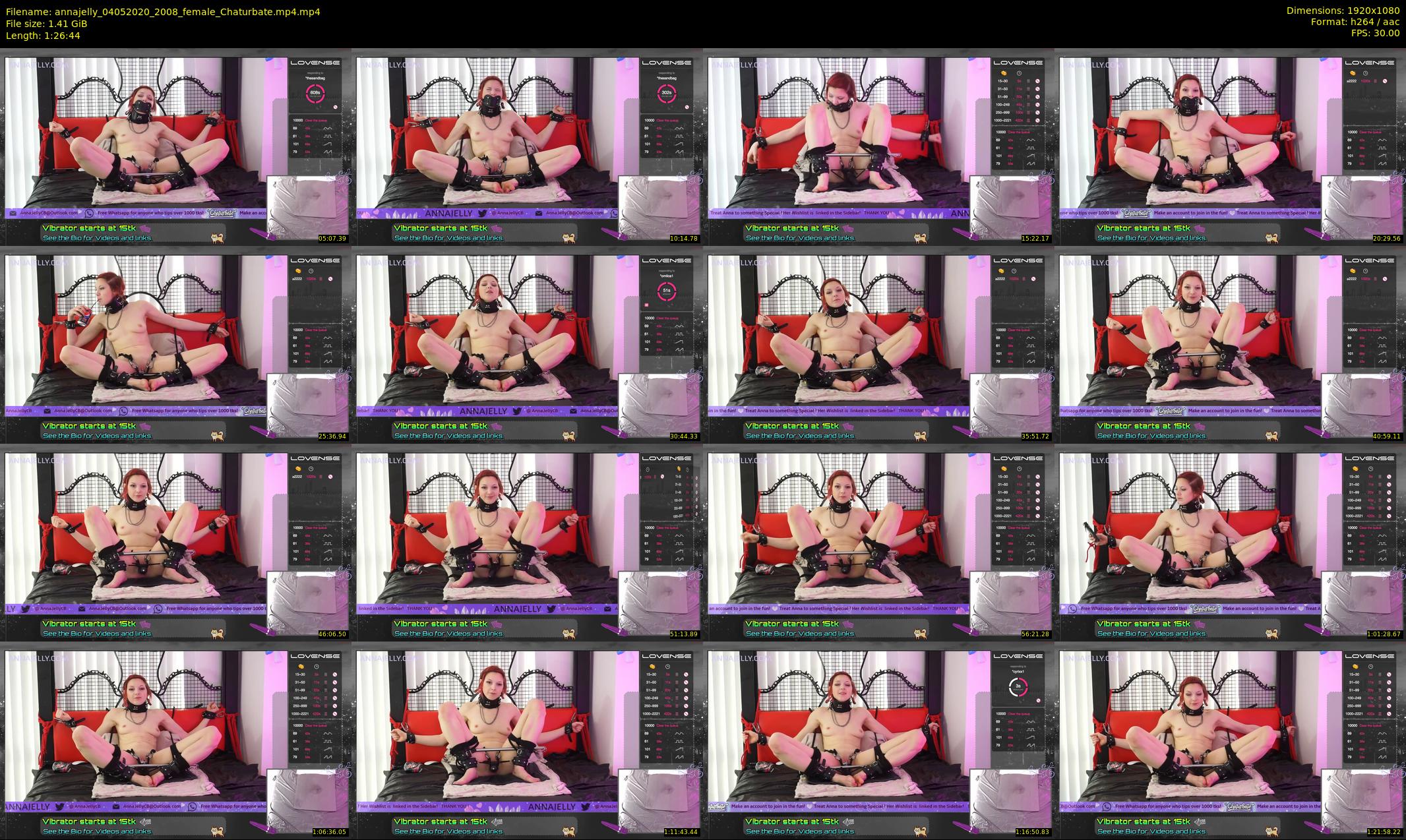 annajelly — 87 minute Chaturbate couple cam show recording, 1080p, May 4, 2020