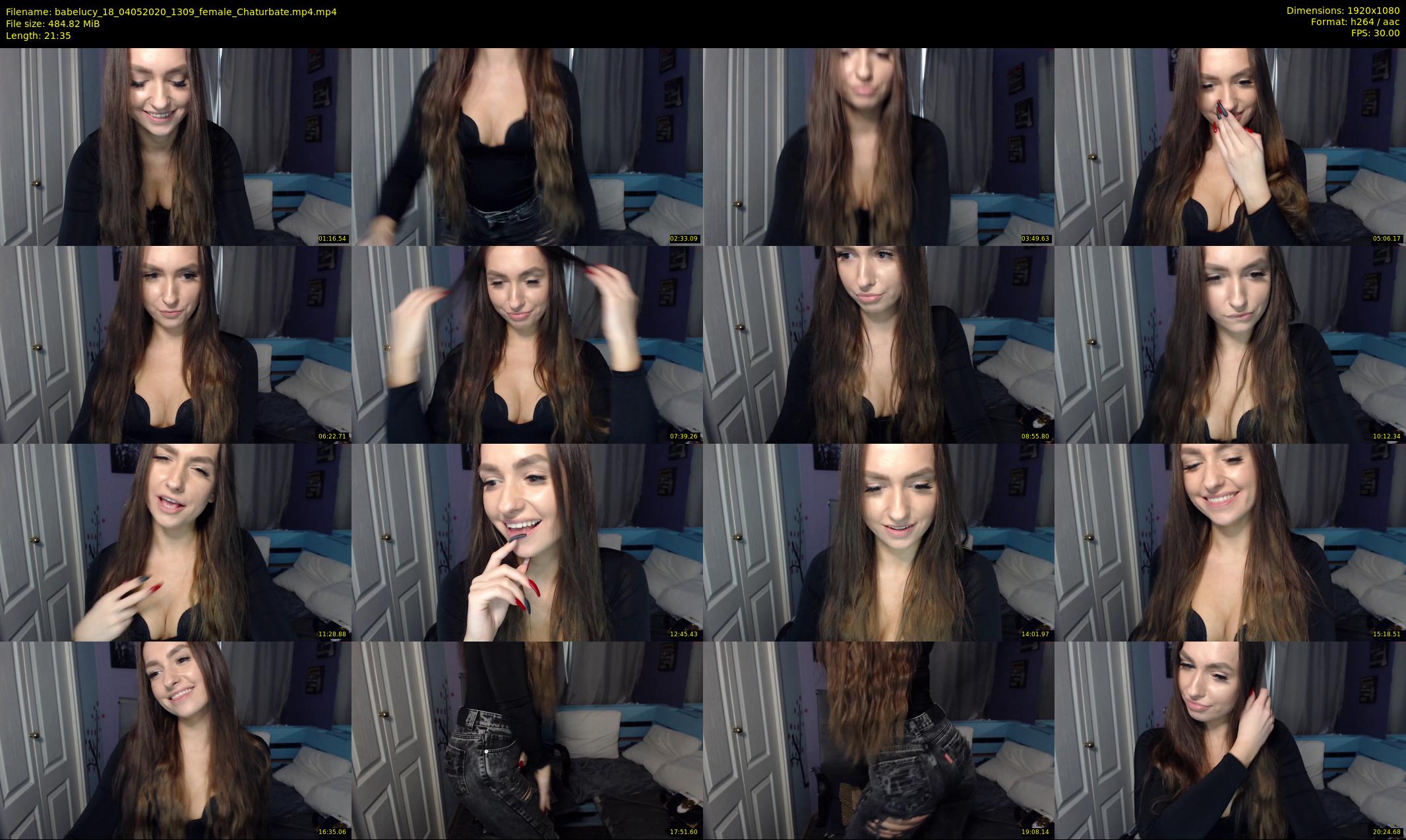 babelucy_18 — 22 minute Chaturbate female cam show recording, 1080p, May 4, 2020