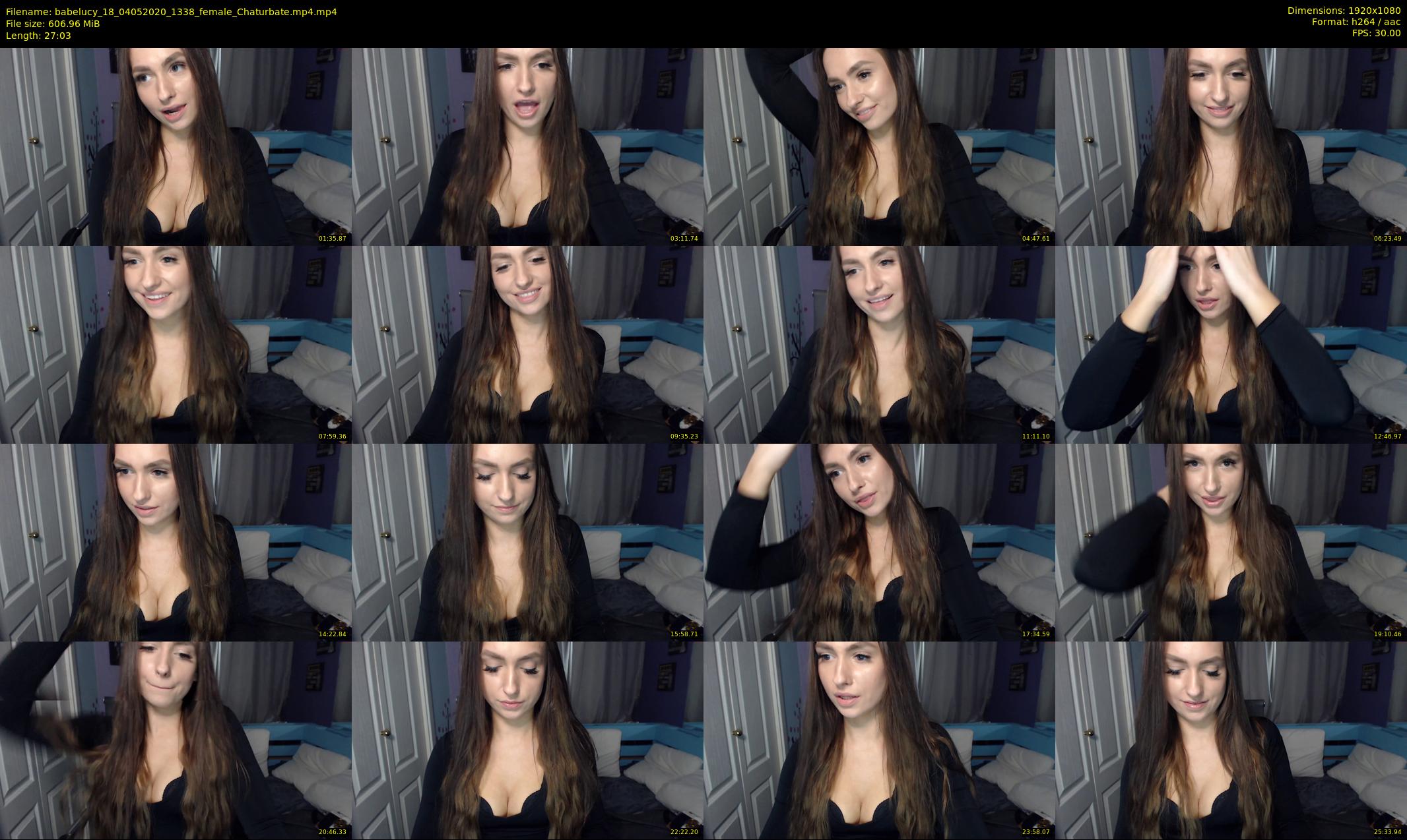 babelucy_18 — 28 minute Chaturbate female cam show recording, 1080p, May 4, 2020