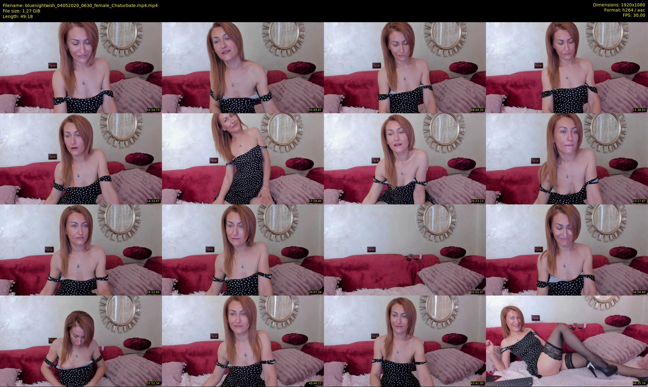 bluenightwish — 50 minute Chaturbate female cam show recording, 1080p, May 4, 2020