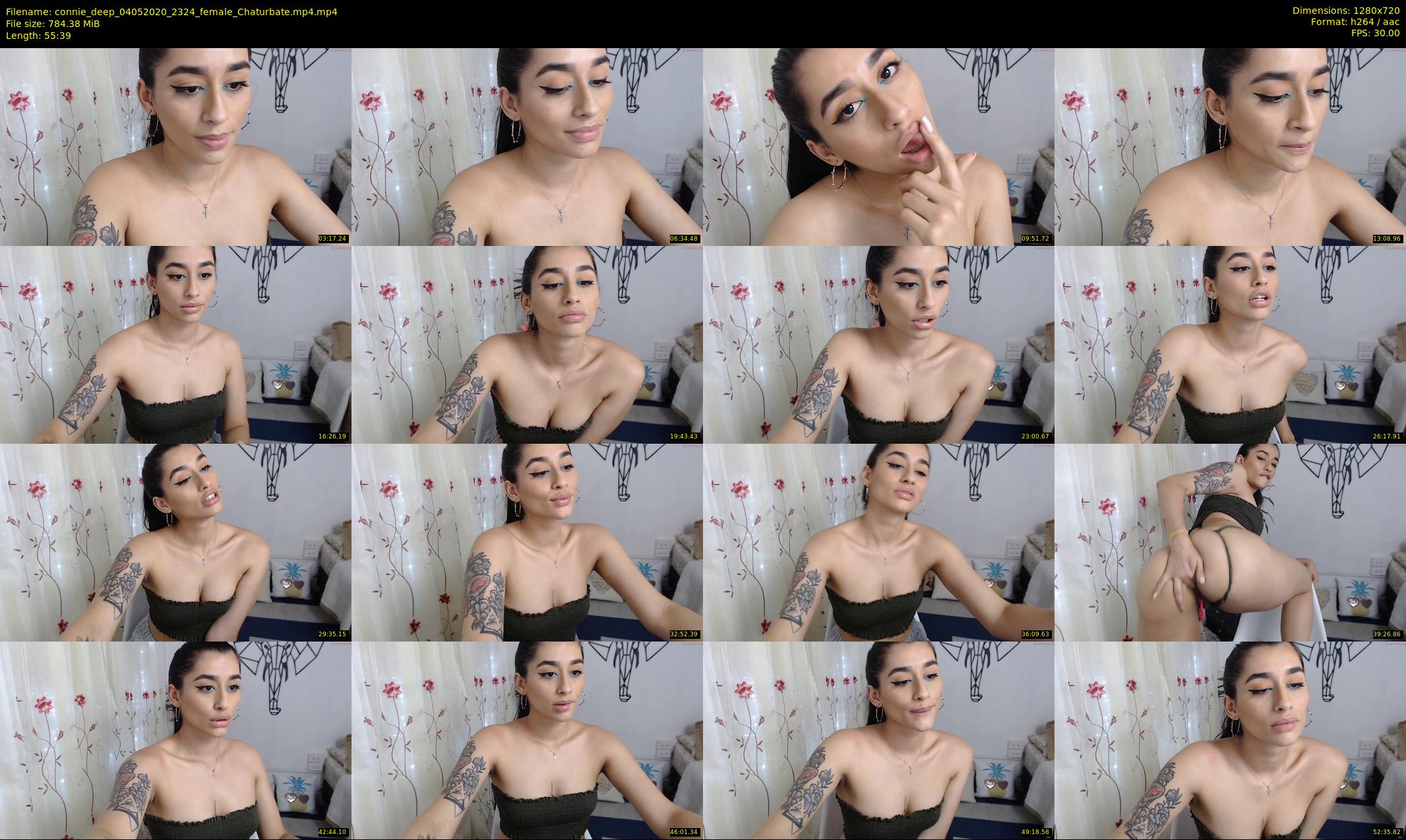 connie_deep — 56 minute Chaturbate female cam show recording, 720p, May 4, 2020