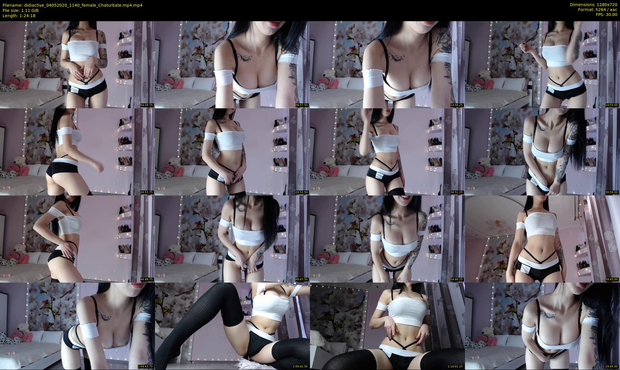 didiactive — 85 minute Chaturbate female cam show recording, 720p, May 4, 2020