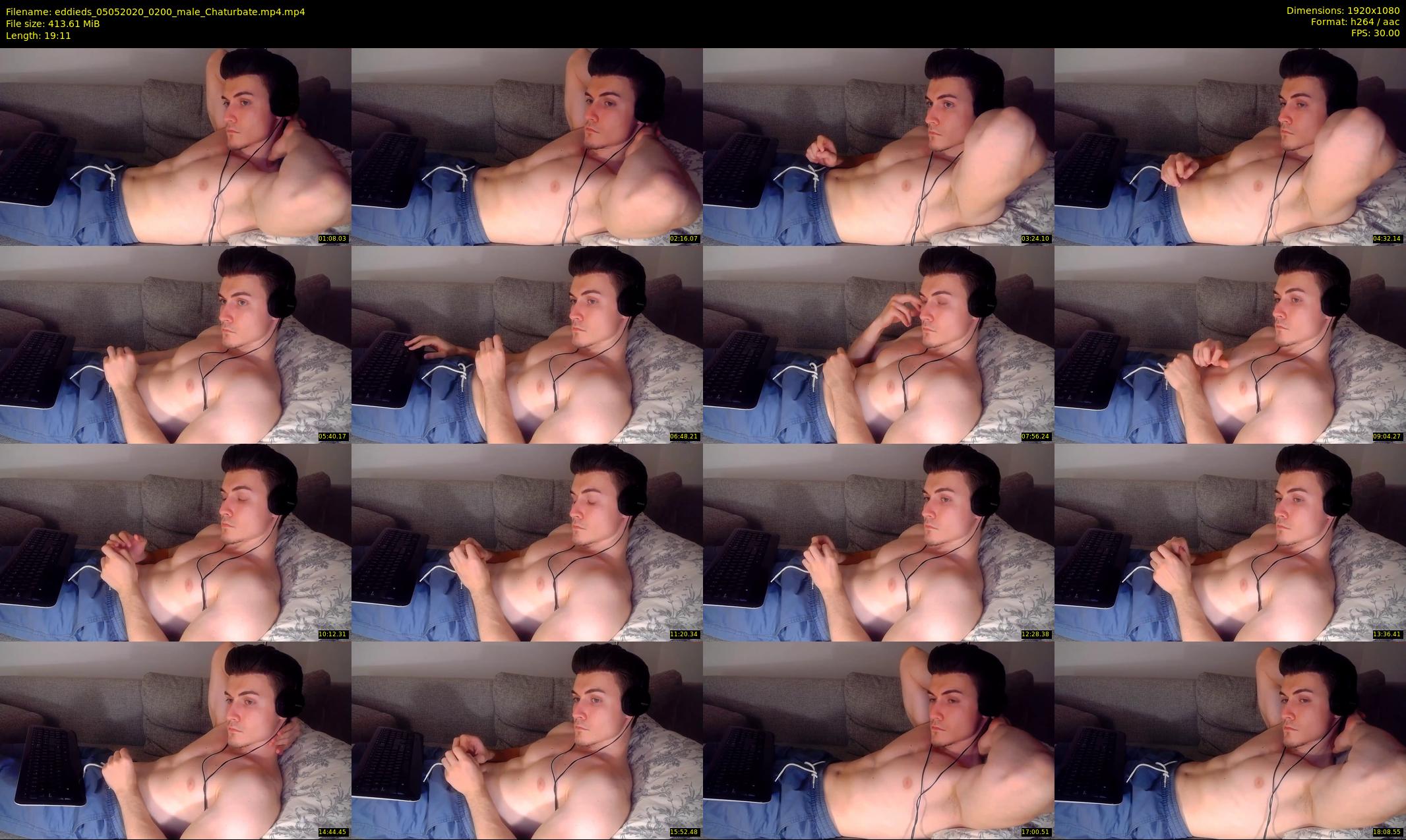 eddieds — 20 minute Chaturbate male cam show recording, 1080p, May 5, 2020
