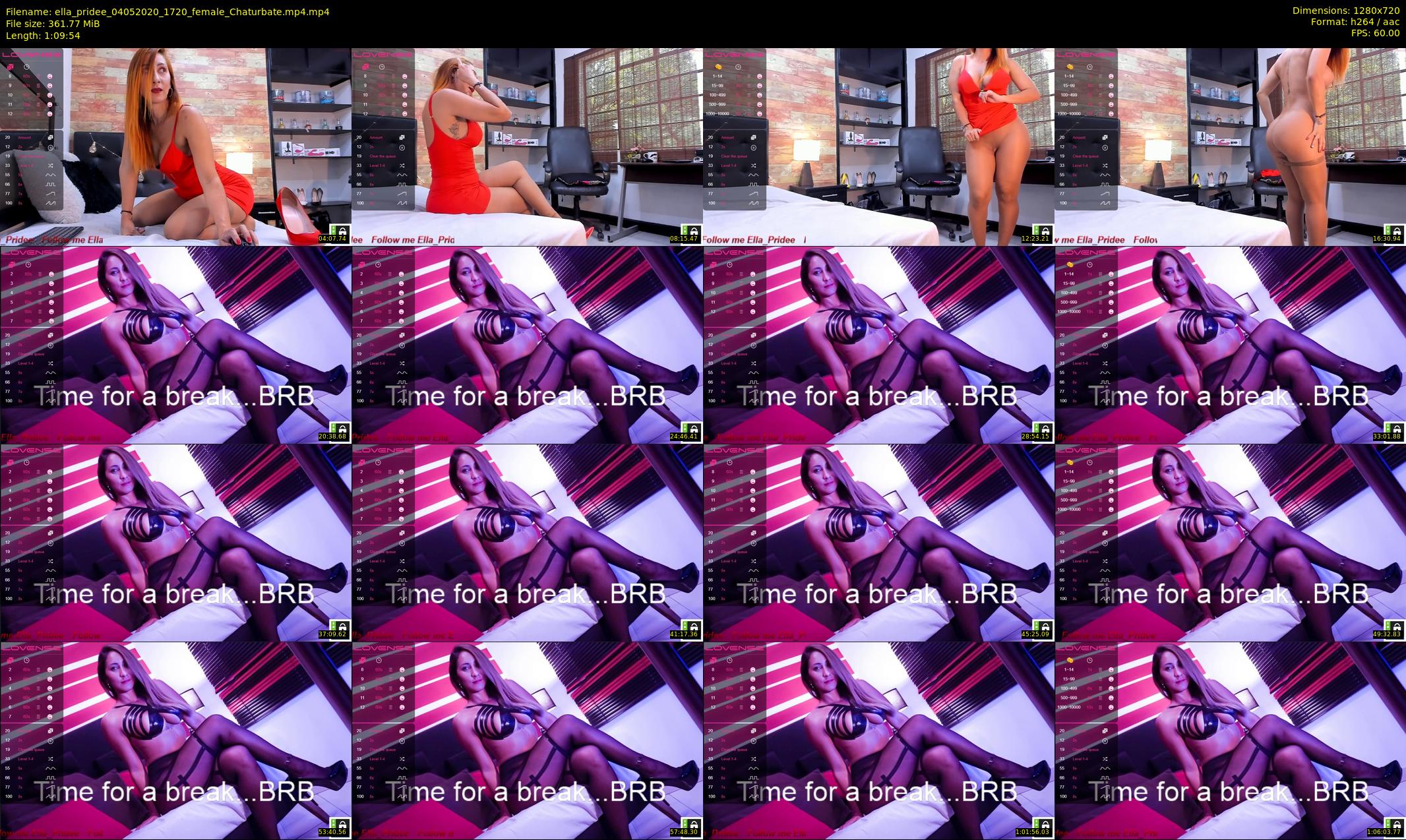 ella_pridee — 70 minute Chaturbate female cam show recording, 720p, May 4, 2020
