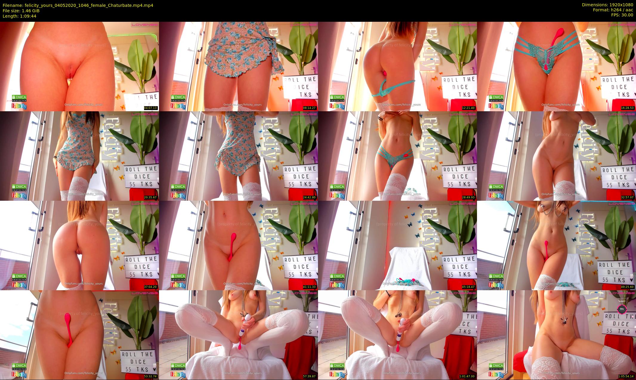 felicity_yours — 70 minute Chaturbate female cam show recording, 1080p, May 4, 2020