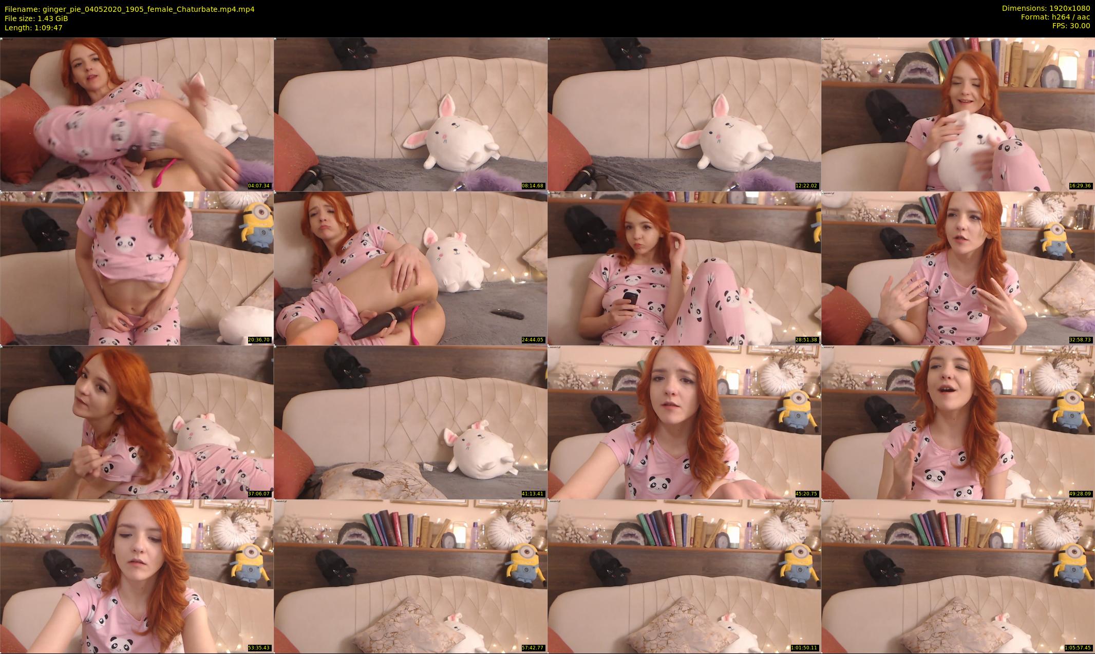 ginger_pie — 70 minute Chaturbate female cam show recording, 1080p, May 4, 2020