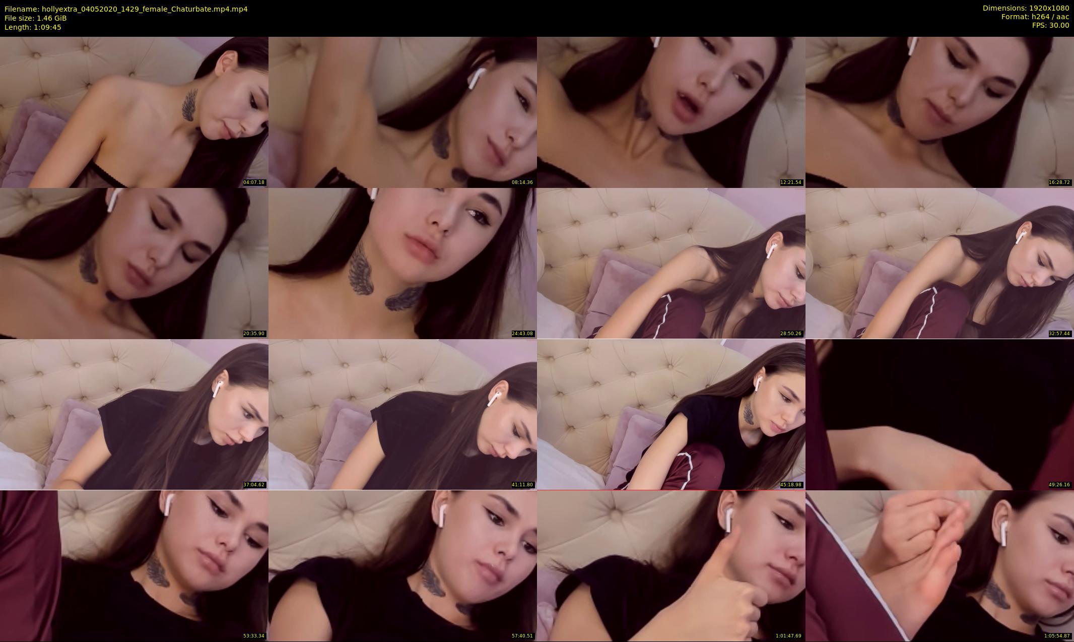 hollyextra — 70 minute Chaturbate female cam show recording, 1080p, May 4, 2020