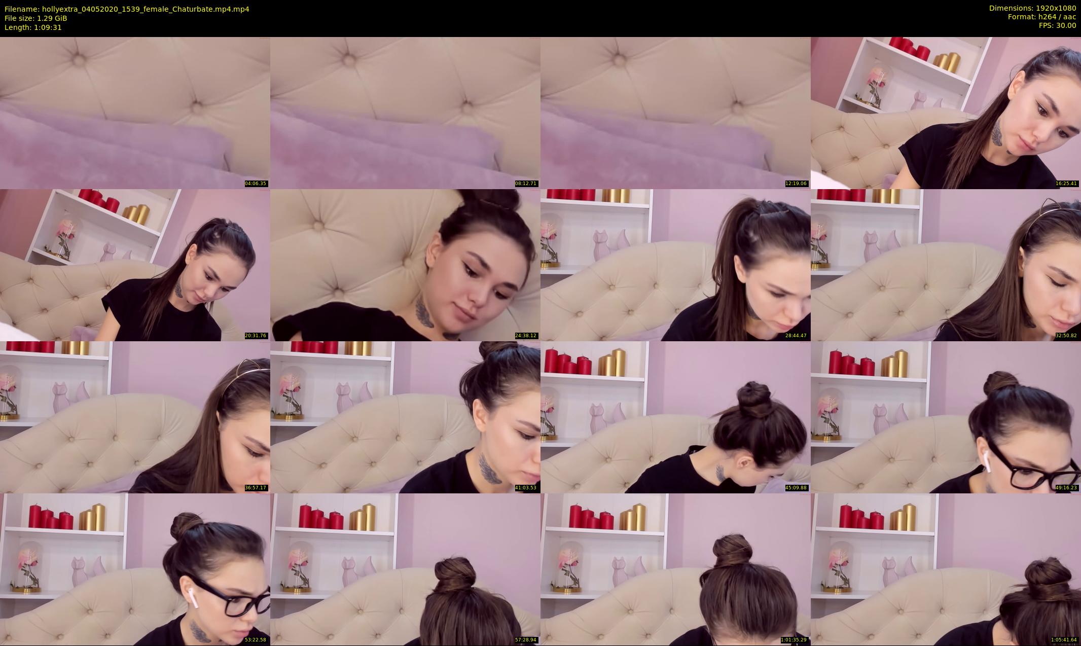 hollyextra — 70 minute Chaturbate female cam show recording, 1080p, May 4, 2020