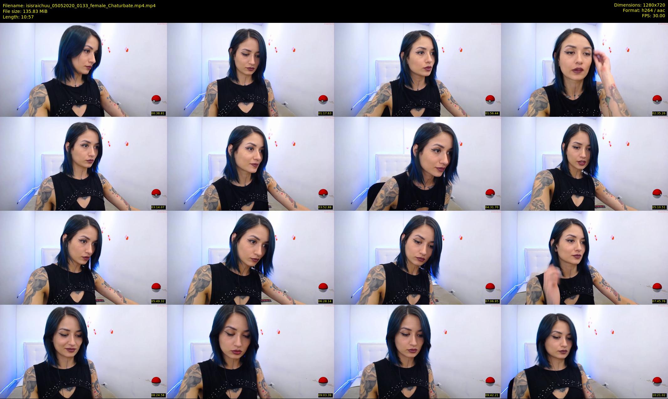 isisraichuu — 11 minute Chaturbate female cam show recording, 720p, May 5, 2020