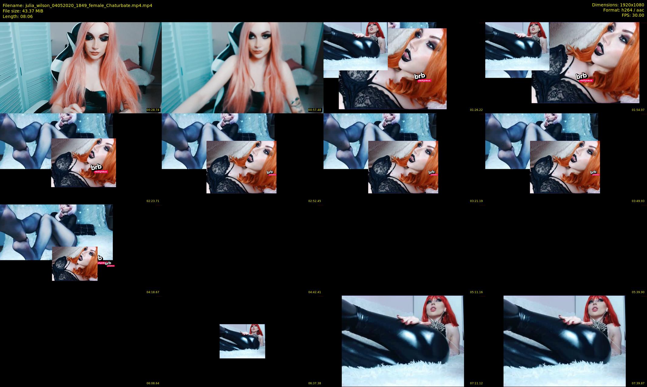 julia_wilson — 9 minute Chaturbate female cam show recording, 1080p, May 4, 2020