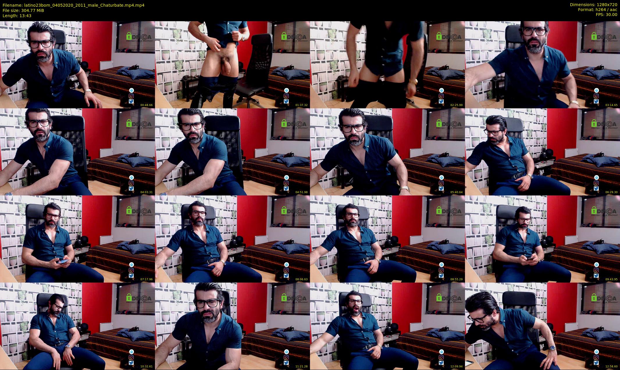 latino23bom — 14 minute Chaturbate male cam show recording, 720p, May 4, 2020