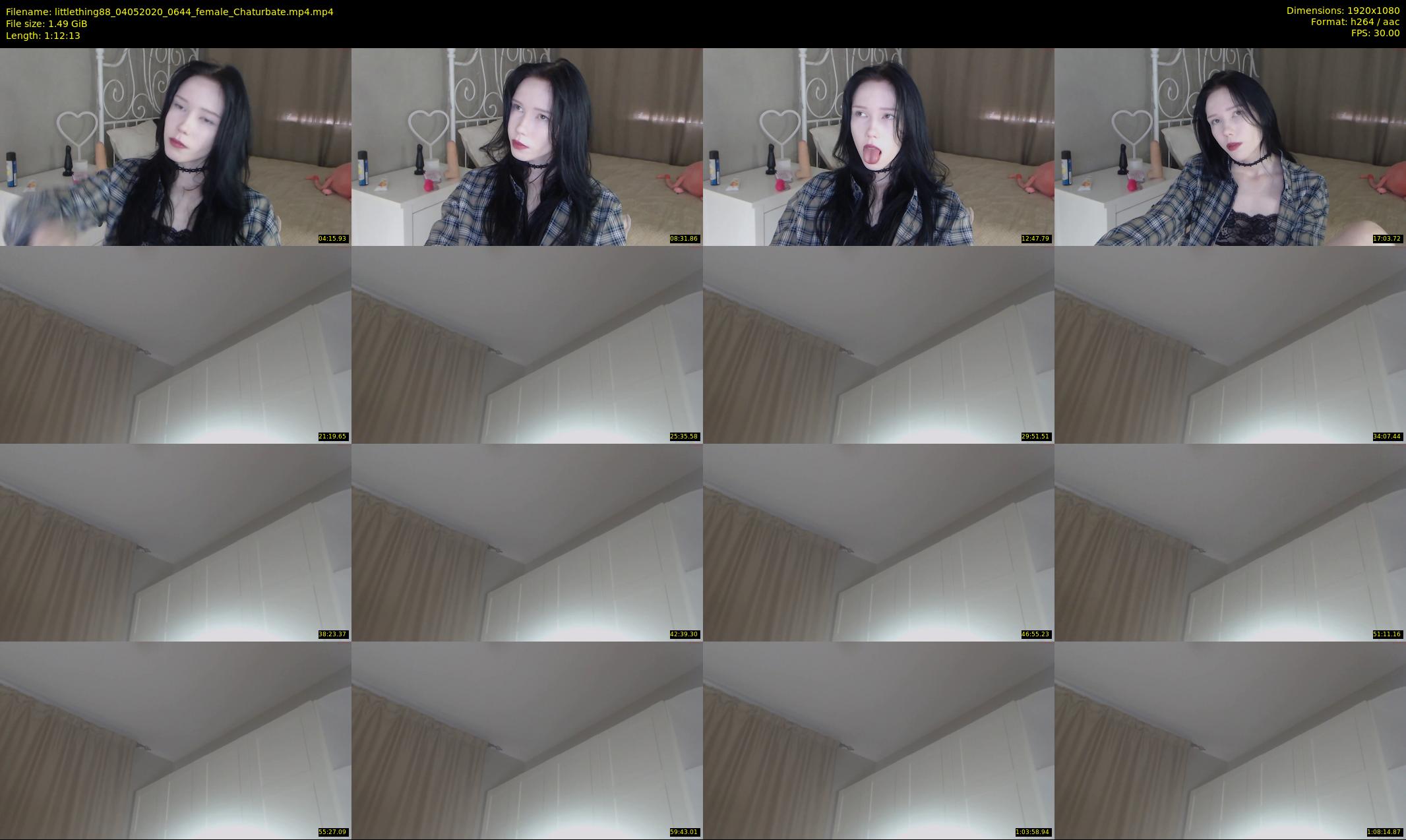 littlething88 — 73 minute Chaturbate female cam show recording, 1080p, May 4, 2020