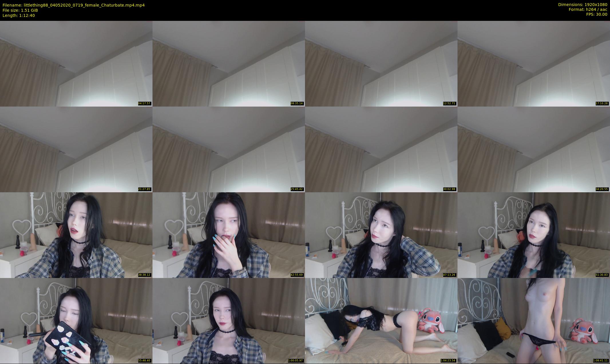 littlething88 — 73 minute Chaturbate female cam show recording, 1080p, May 4, 2020