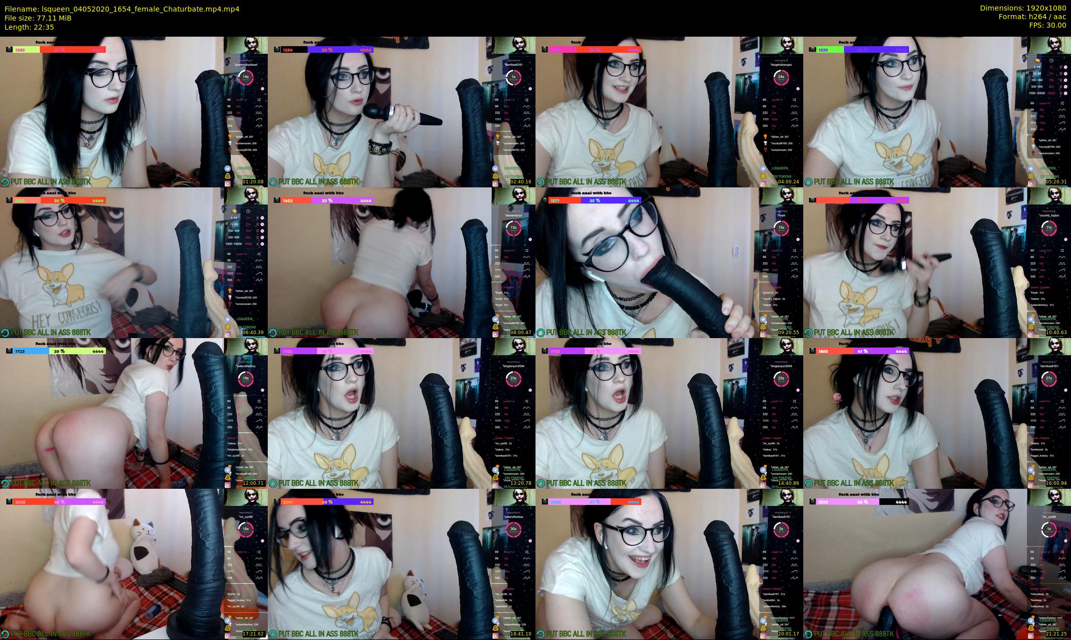 lsqueen — 23 minute Chaturbate female cam show recording, 1080p, May 4, 2020