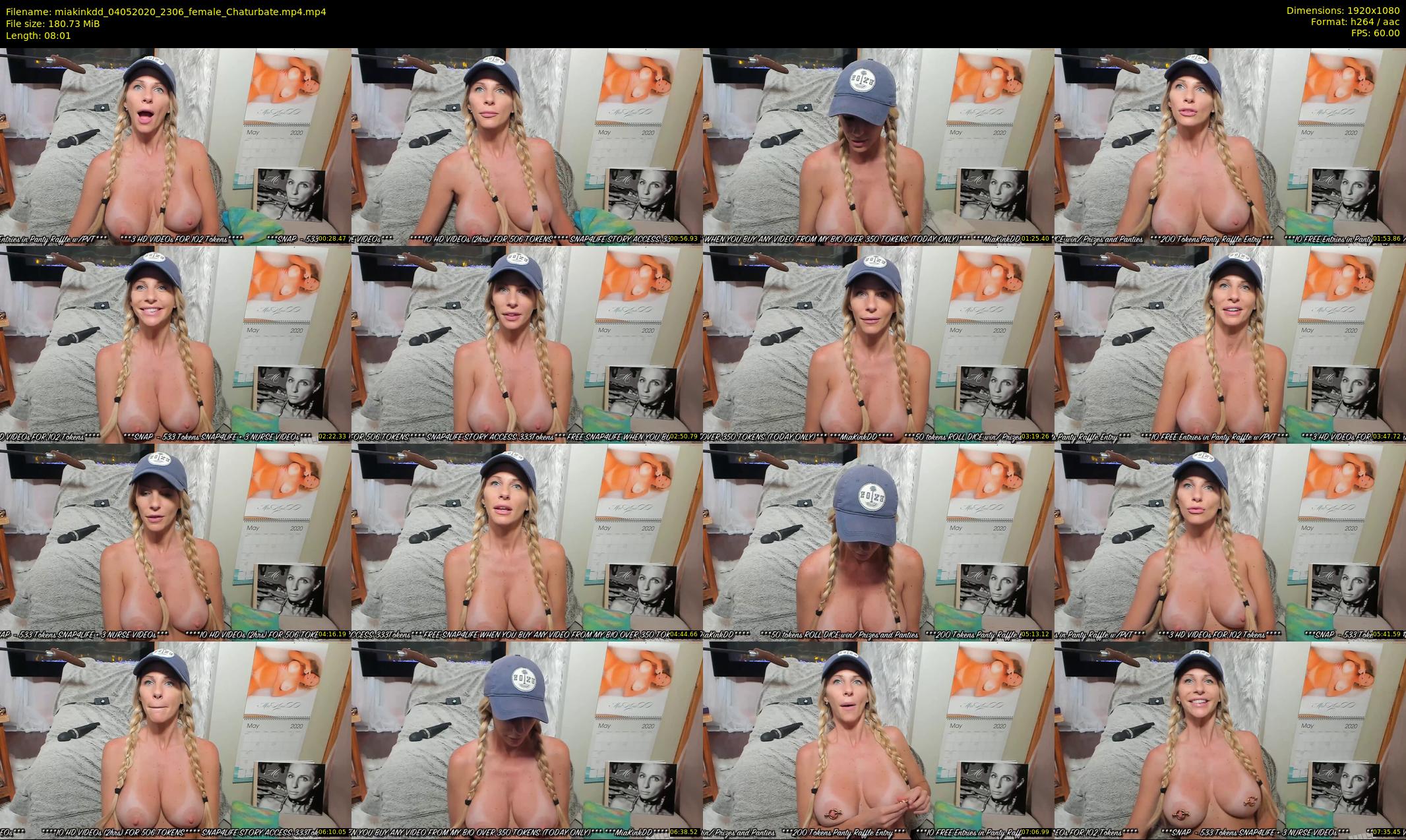 miakinkdd — 9 minute Chaturbate female cam show recording, 1080p, May 4, 2020