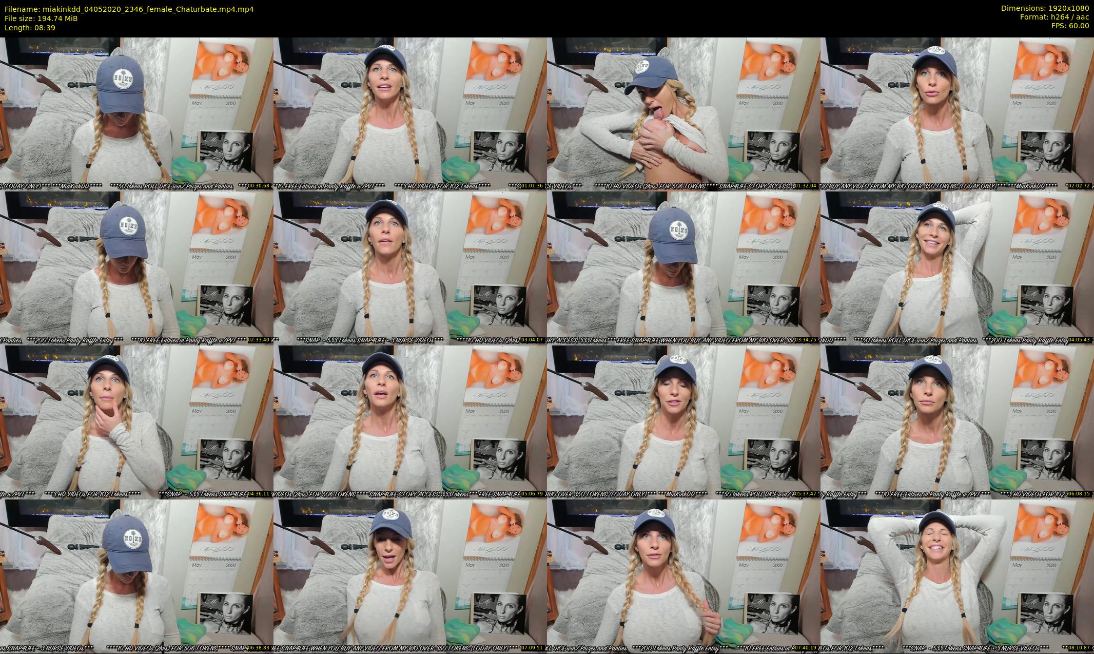 miakinkdd — 9 minute Chaturbate female cam show recording, 1080p, May 4, 2020