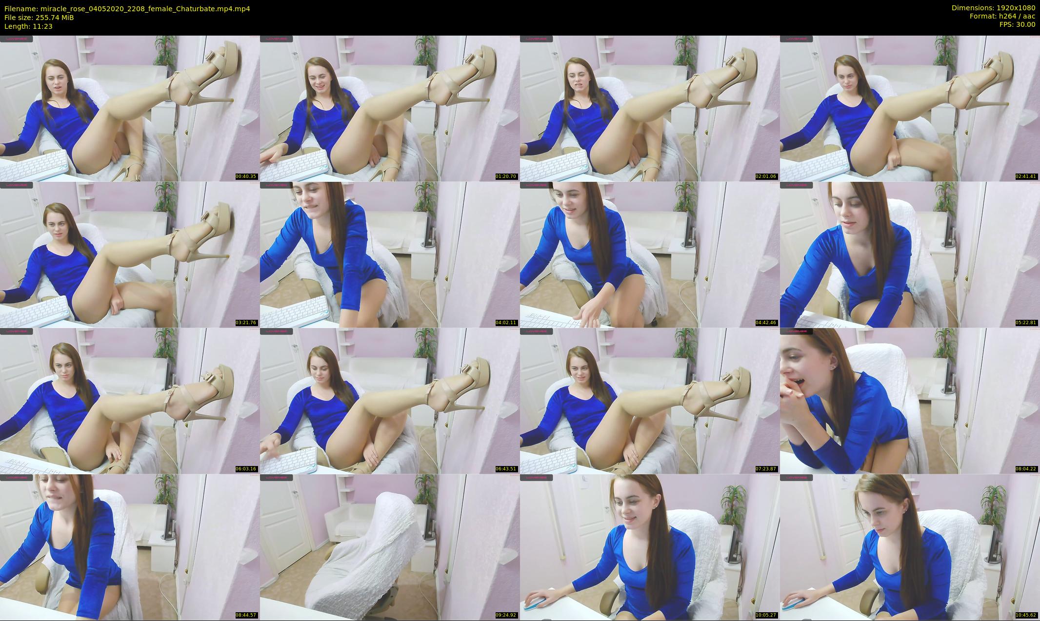 miracle_rose — 12 minute Chaturbate female cam show recording, 1080p, May 4, 2020