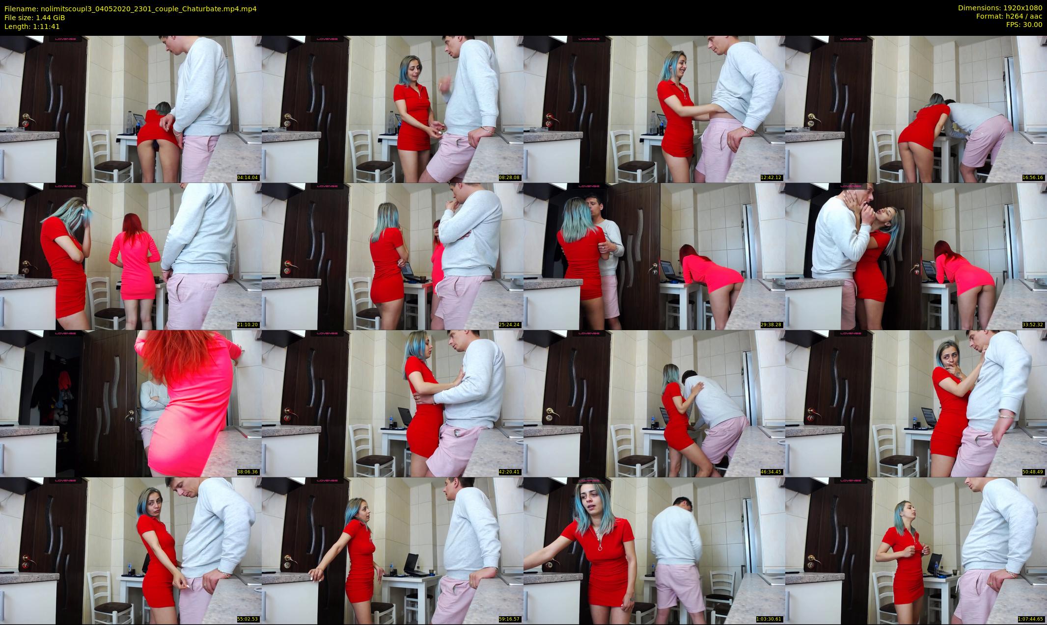 nolimitscoupl3 — 72 minute Chaturbate couple cam show recording, 1080p, May 4, 2020