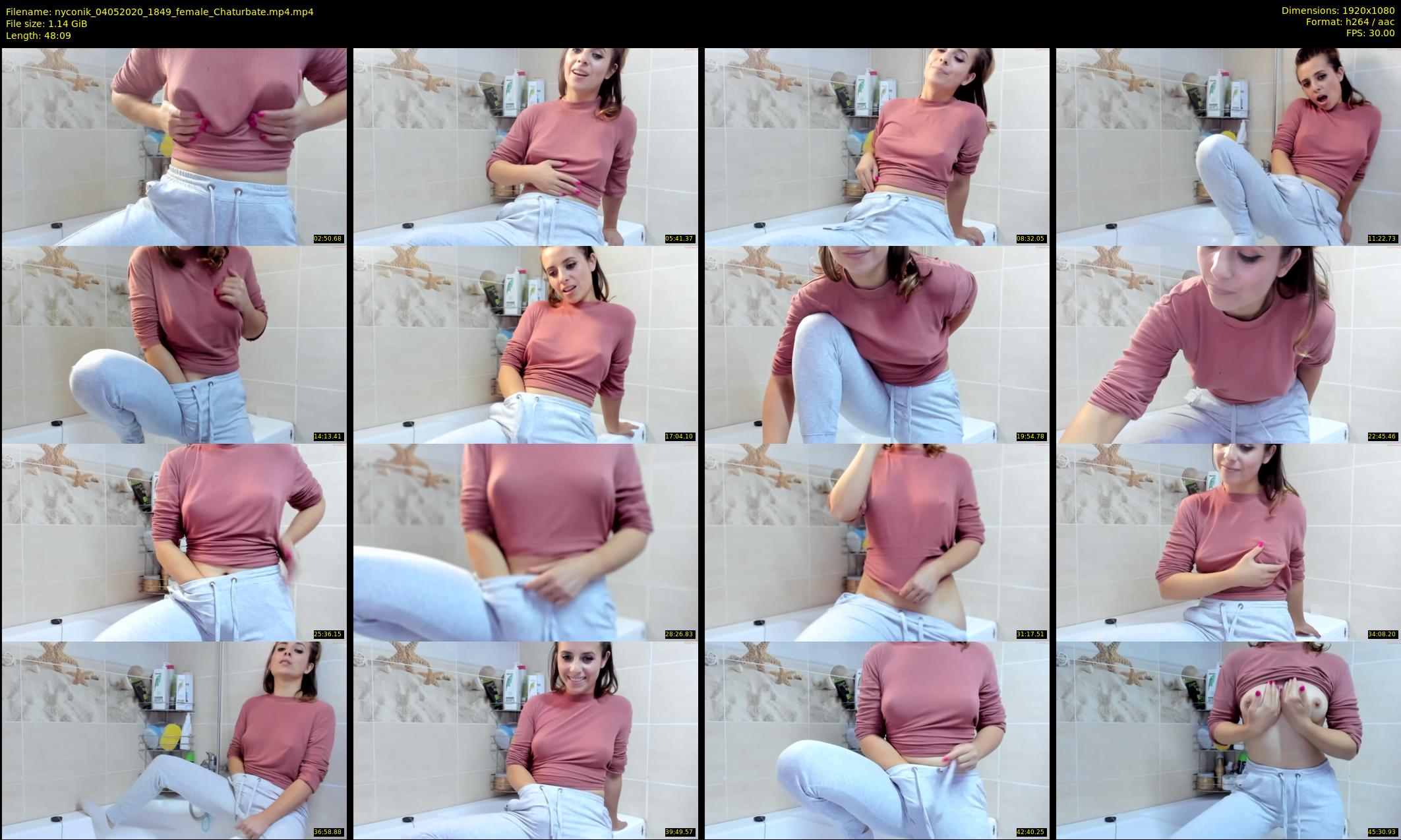 nyconik — 49 minute Chaturbate female cam show recording, 1080p, May 4, 2020