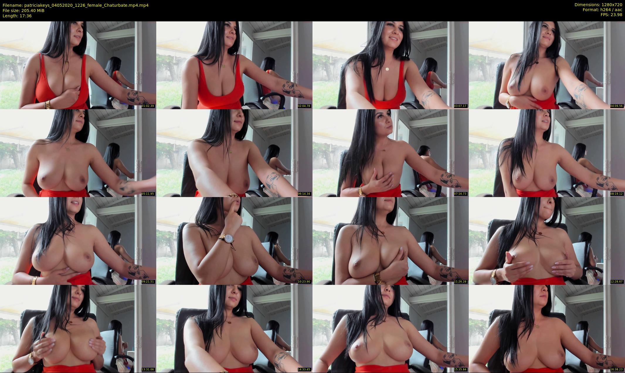 patriciakeys — 18 minute Chaturbate female cam show recording, 720p, May 4, 2020