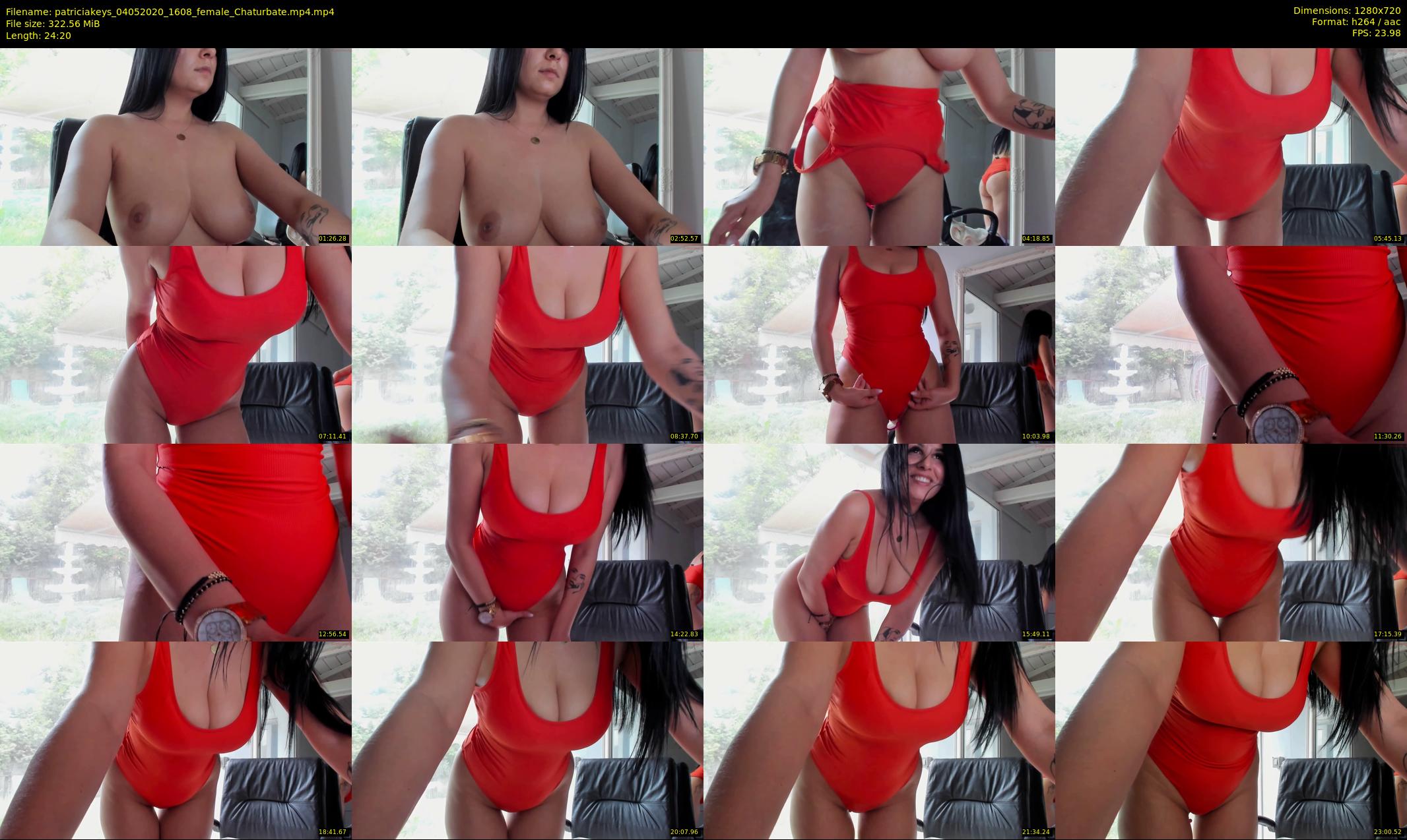 patriciakeys — 25 minute Chaturbate female cam show recording, 720p, May 4, 2020