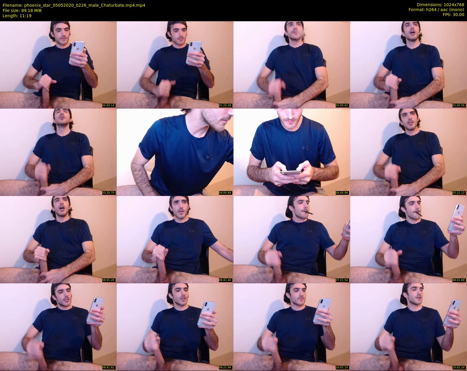 phoenix_star — 12 minute Chaturbate male cam show recording, 720p, May 5, 2020