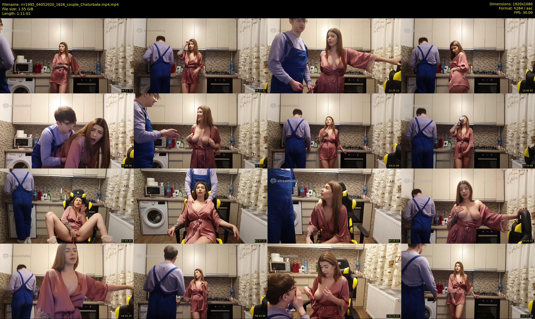 rrr1995 — 72 minute Chaturbate couple cam show recording, 1080p, May 4, 2020