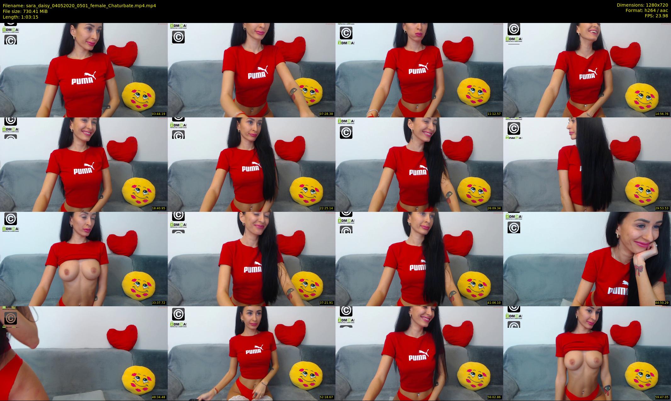 sara_daisy — 64 minute Chaturbate female cam show recording, 720p, May 4, 2020