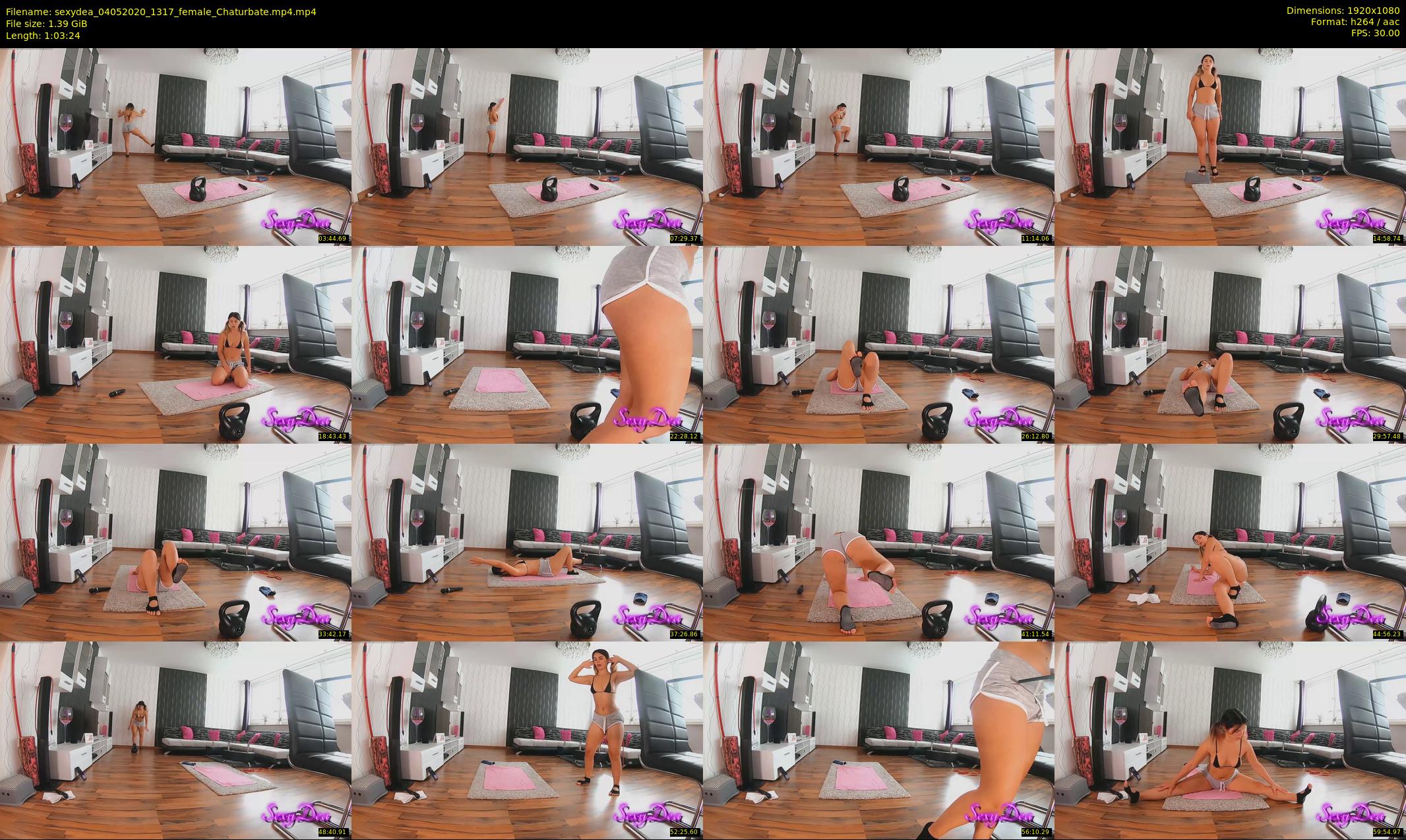 sexydea — 64 minute Chaturbate female cam show recording, 1080p, May 4, 2020