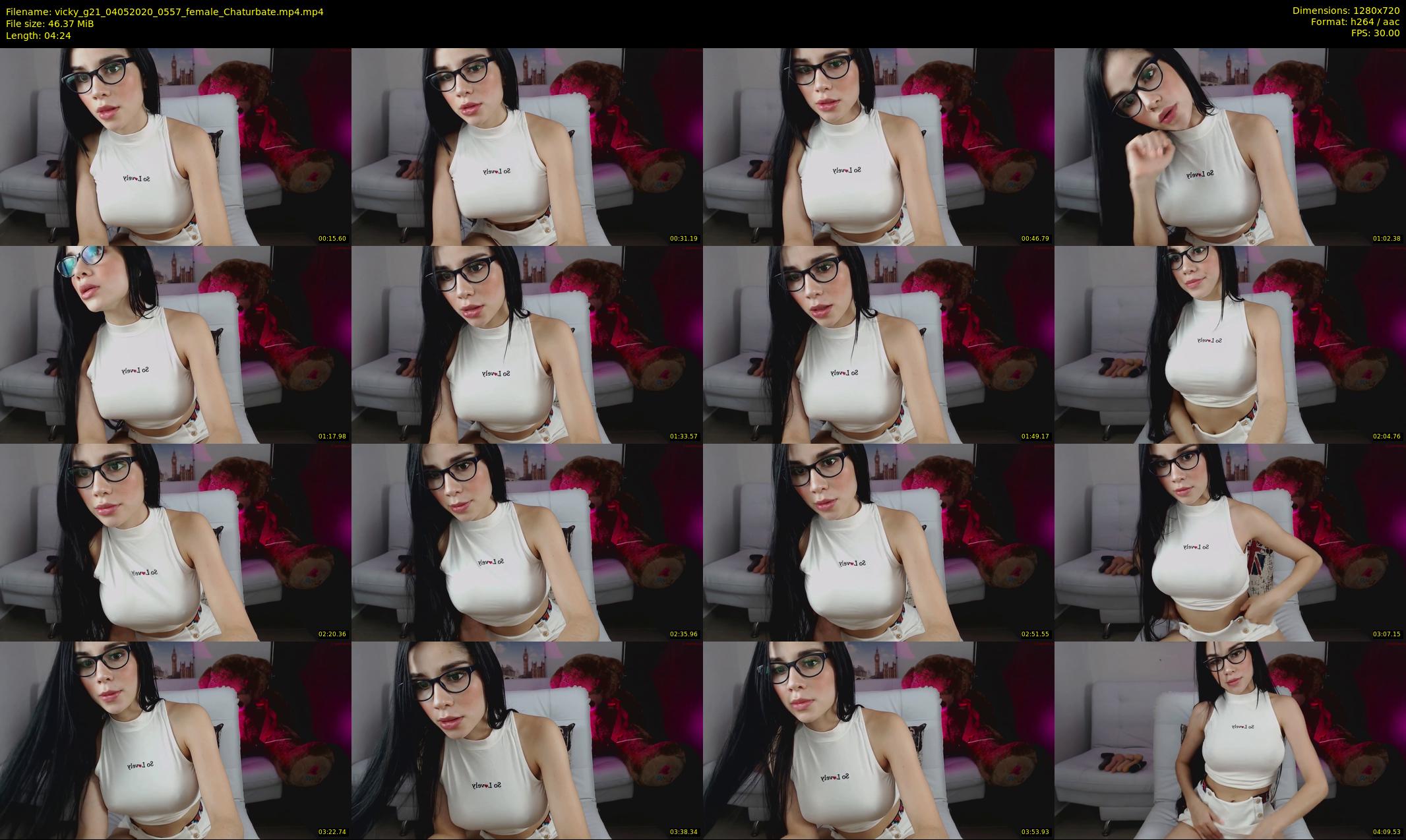 vicky_g21 — 5 minute Chaturbate female cam show recording, 720p, May 4, 2020