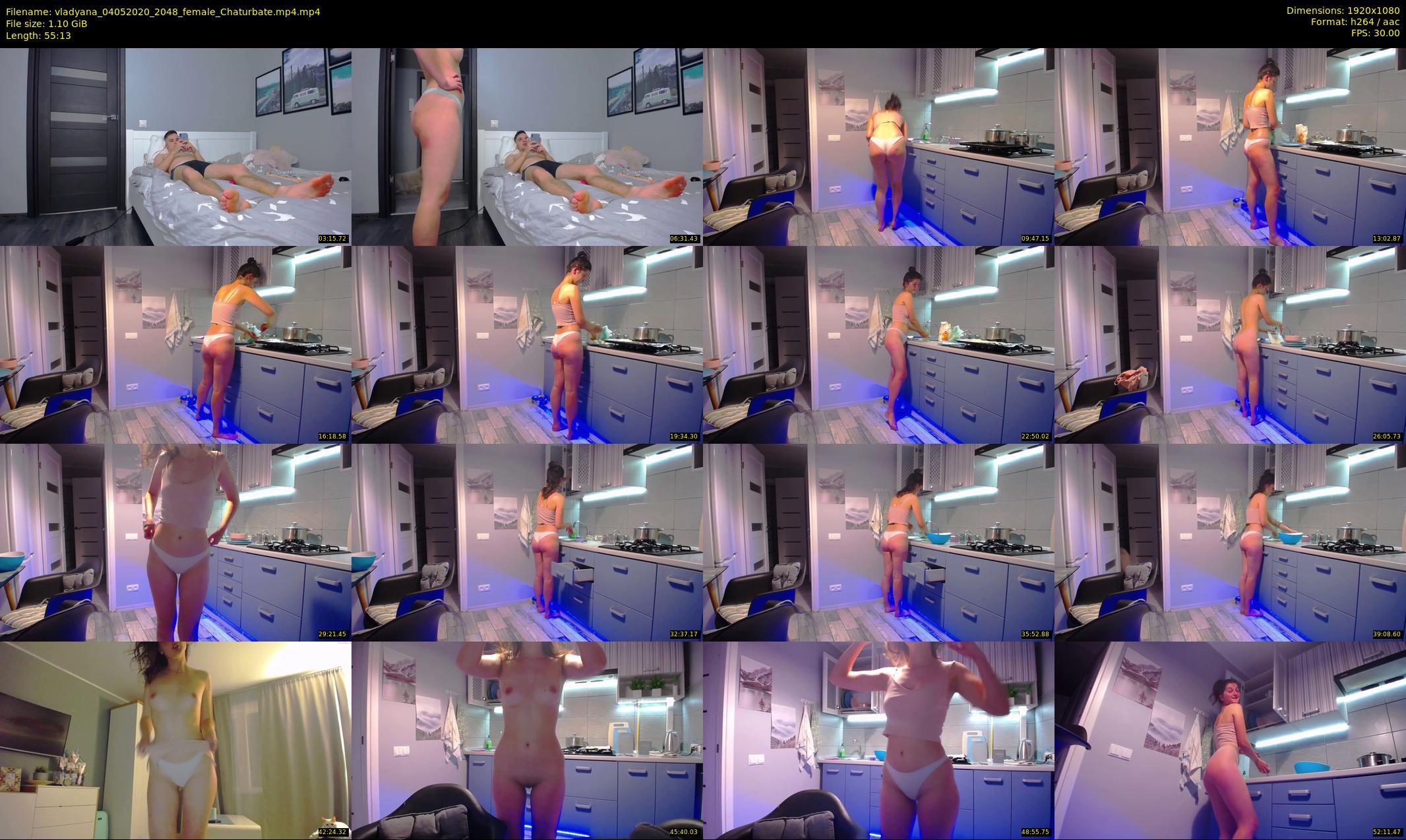 vladyana — 56 minute Chaturbate couple cam show recording, 1080p, May 4, 2020