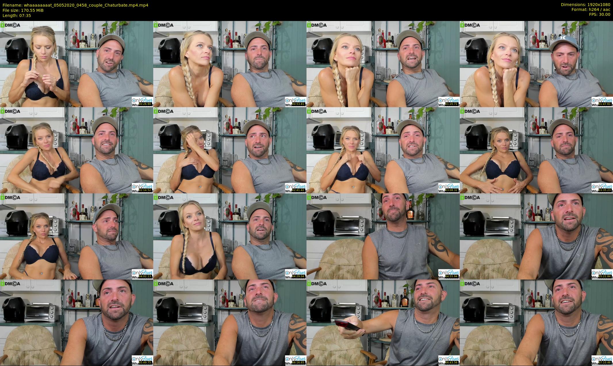 whaaaaaaaat — 8 minute Chaturbate couple cam show recording, 1080p, May 5, 2020