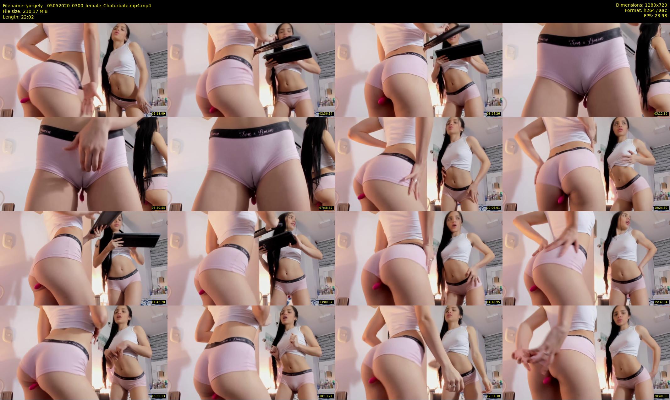 yorgely_ — 23 minute Chaturbate female cam show recording, 720p, May 5, 2020