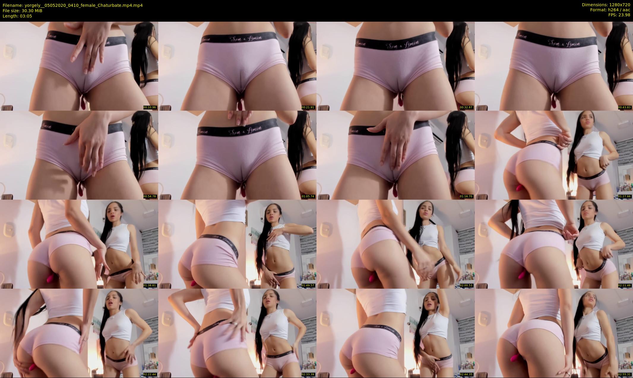 yorgely_ — 4 minute Chaturbate female cam show recording, 720p, May 5, 2020