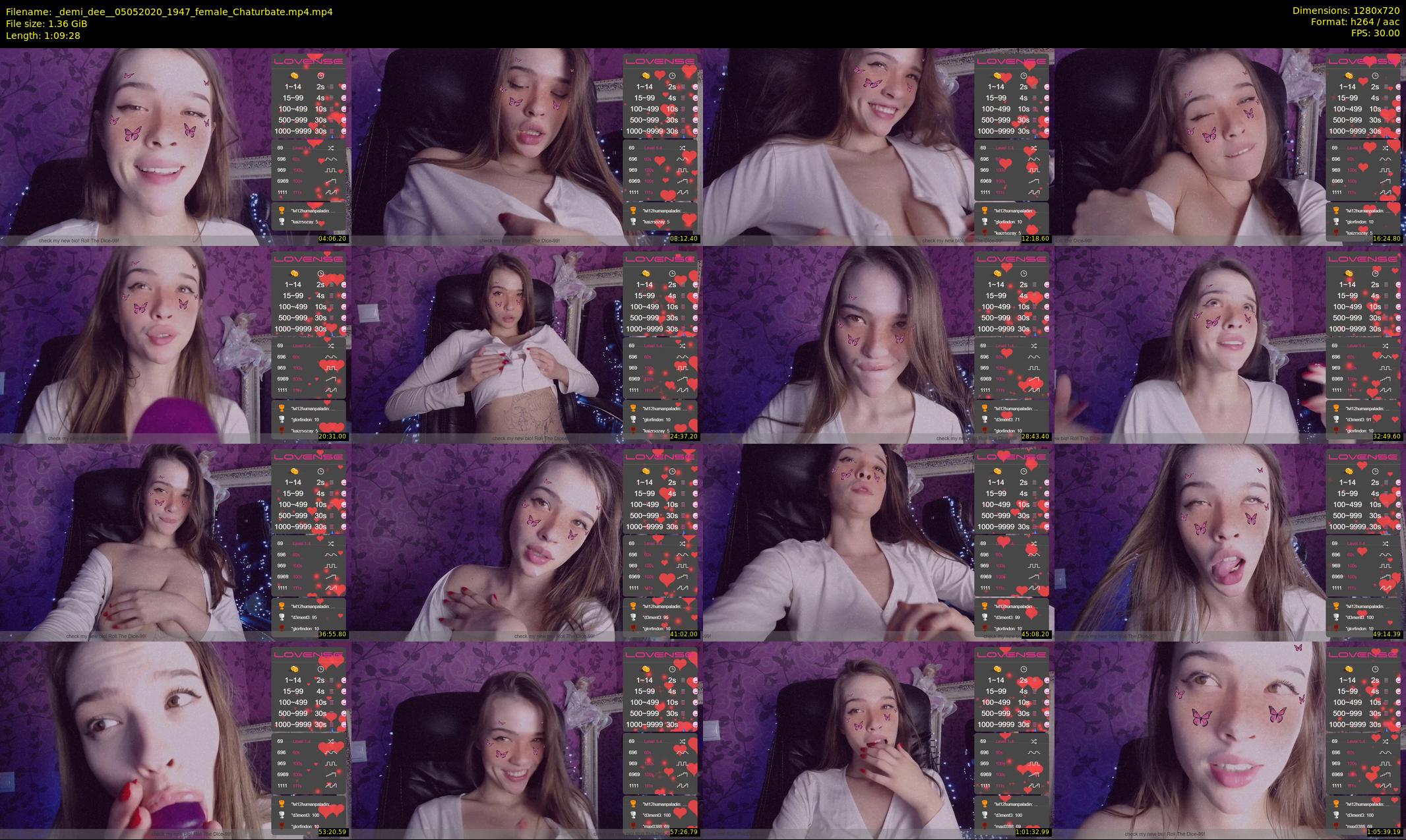 _demi_dee_ — 70 minute Chaturbate female cam show recording, 720p, May 5, 2020