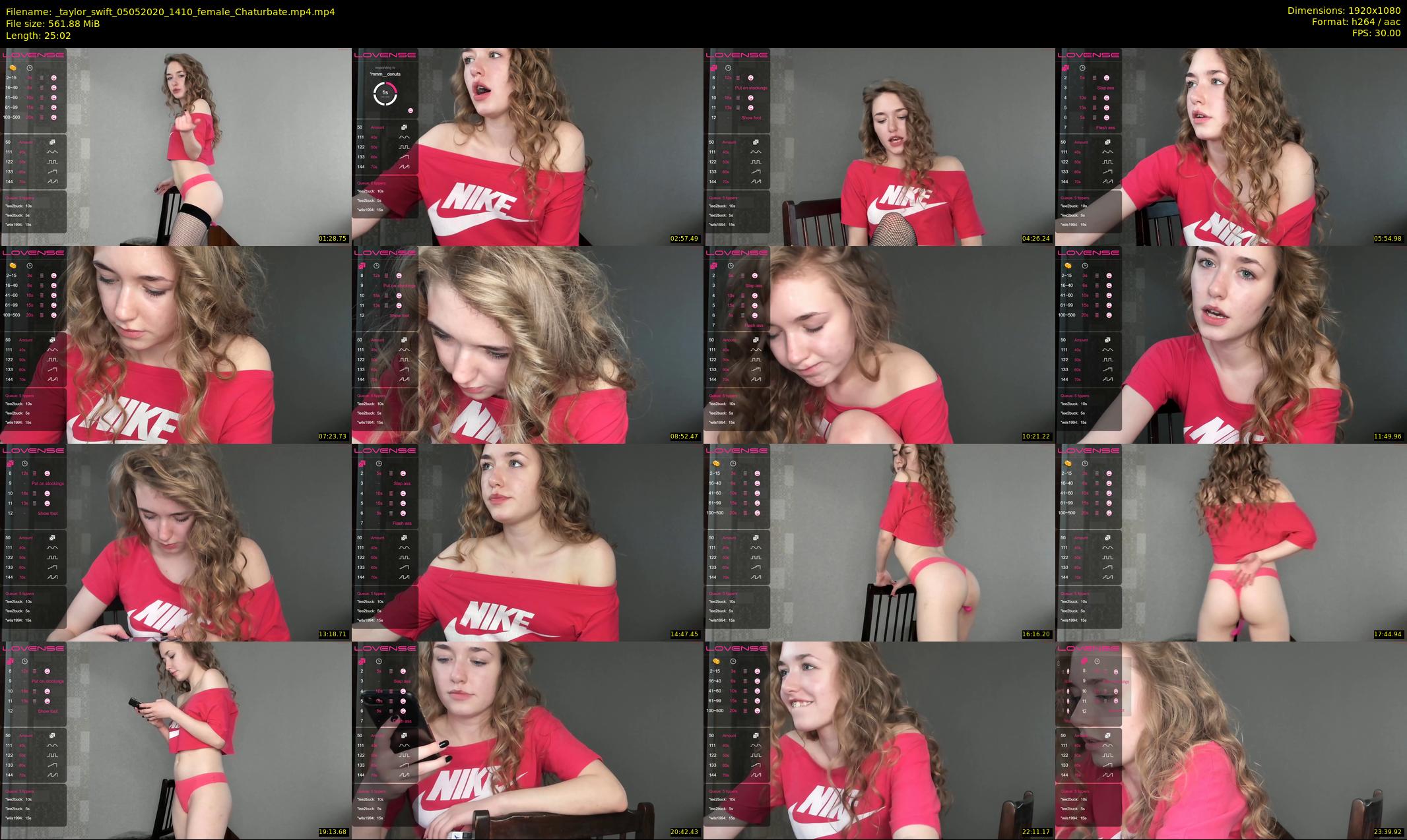 _taylor_swift — 26 minute Chaturbate female cam show recording, 1080p, May 5, 2020