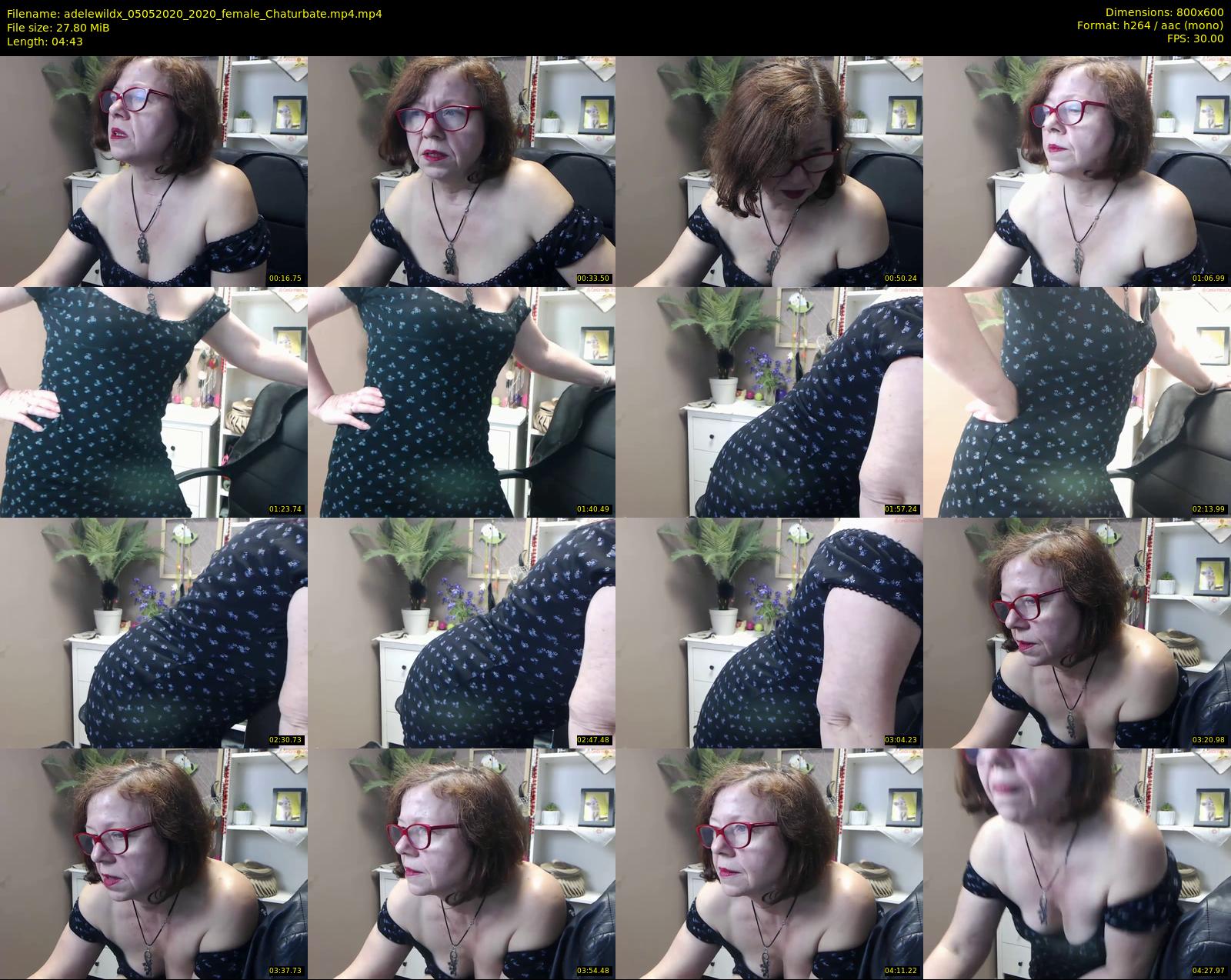 adelewildx — 5 minute Chaturbate female cam show recording, 480p, May 5, 2020
