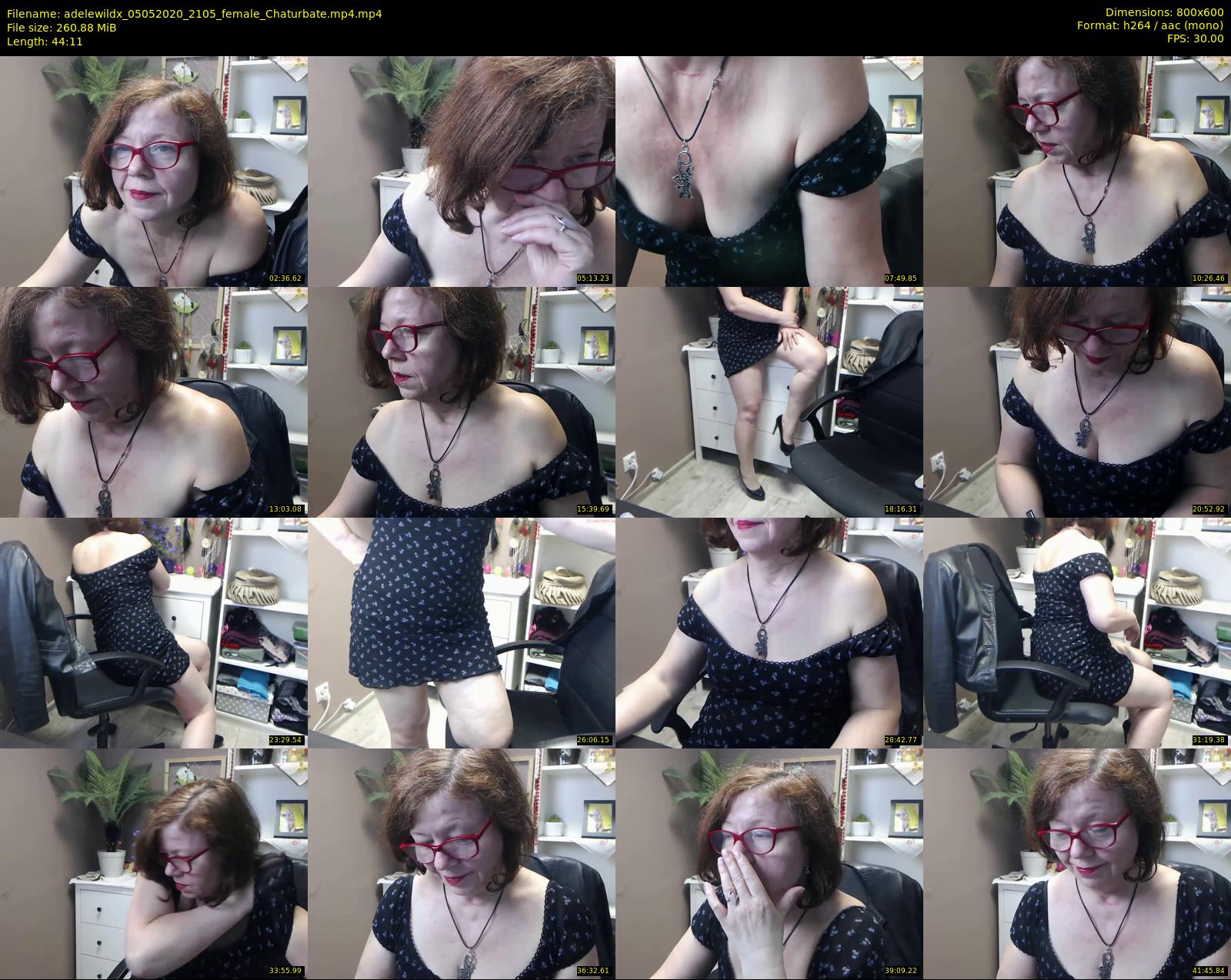 adelewildx — 45 minute Chaturbate female cam show recording, 480p, May 5, 2020