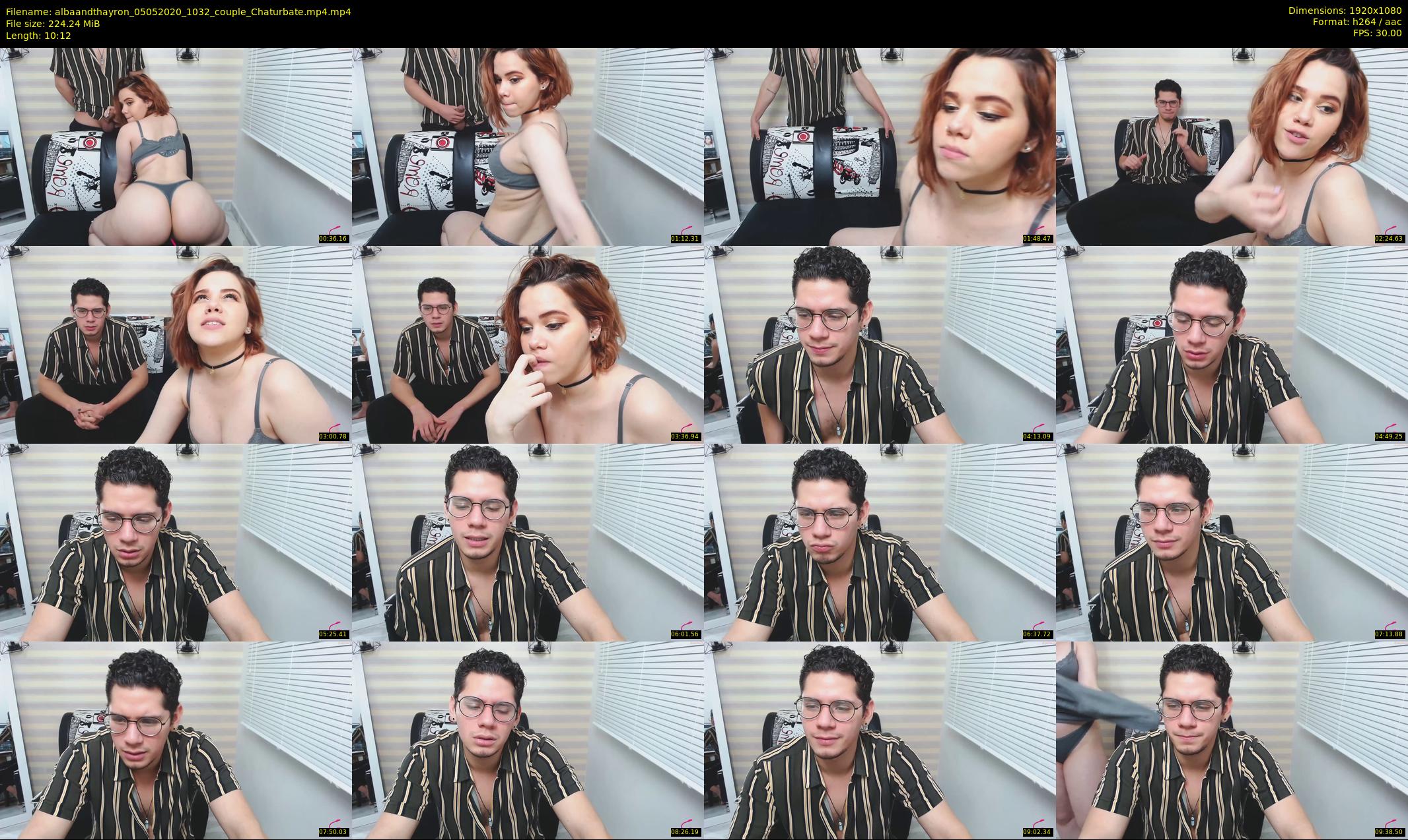 albaandthayron — 11 minute Chaturbate couple cam show recording, 1080p, May 5, 2020