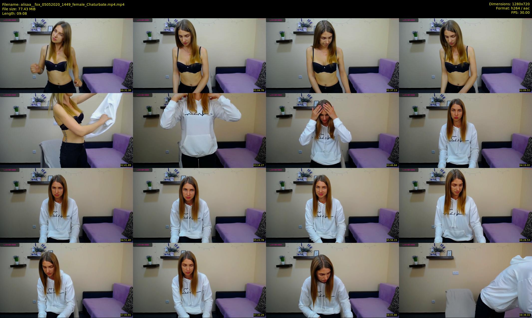 alisaa__fox — 10 minute Chaturbate female cam show recording, 720p, May 5, 2020