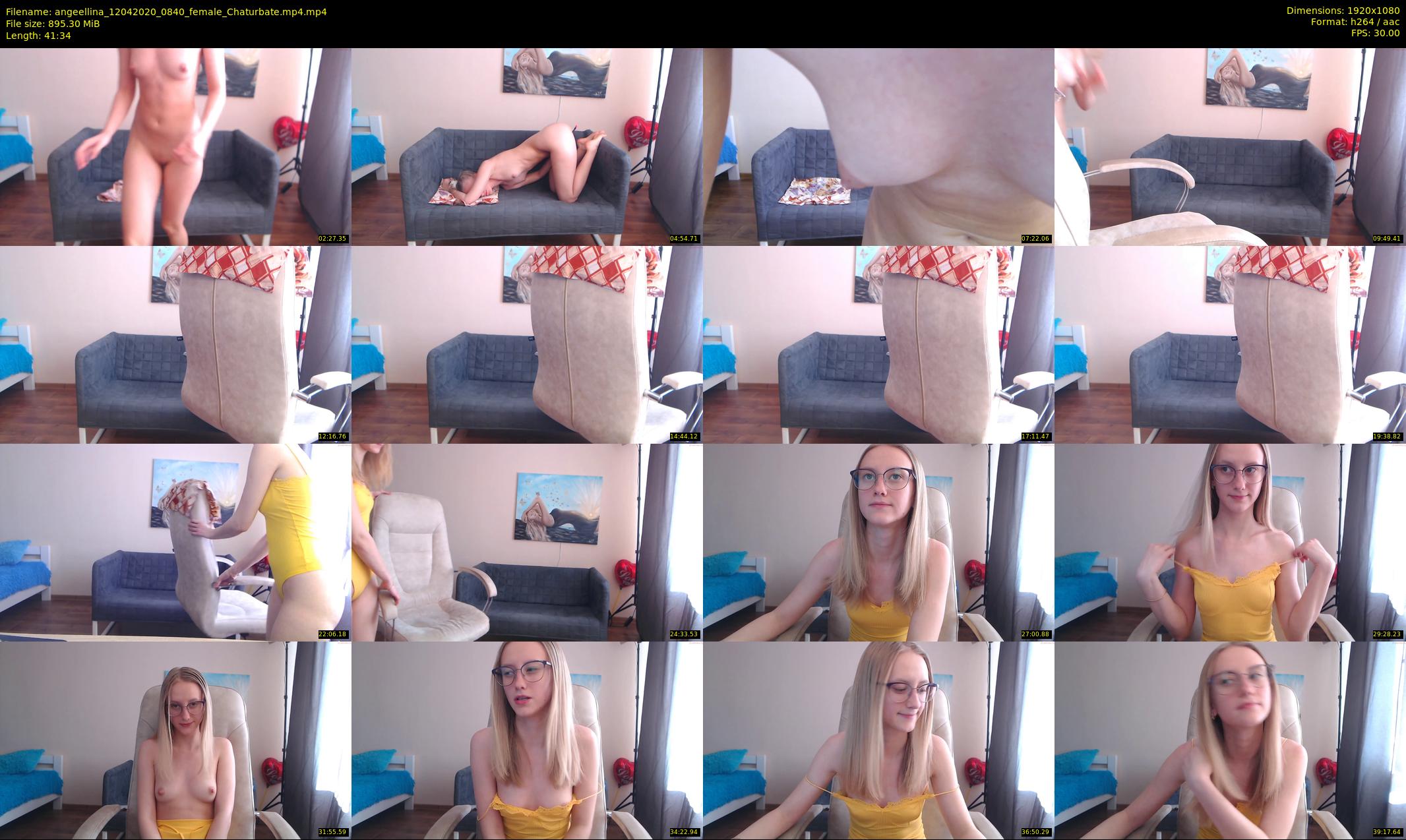 angeellina — 42 minute Chaturbate female cam show recording, 1080p, Apr 12, 2020