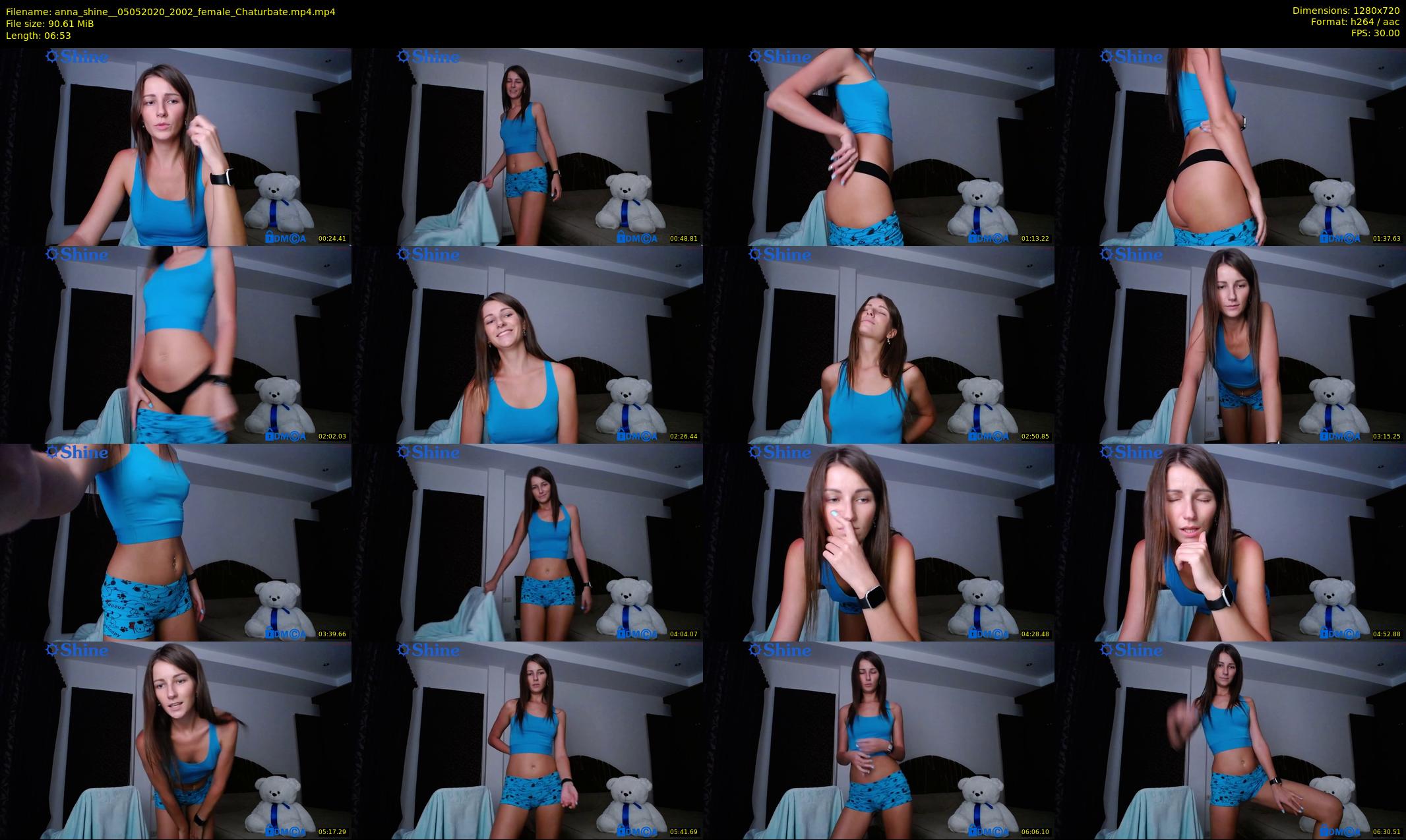 anna_shine_ — 7 minute Chaturbate female cam show recording, 720p, May 5, 2020