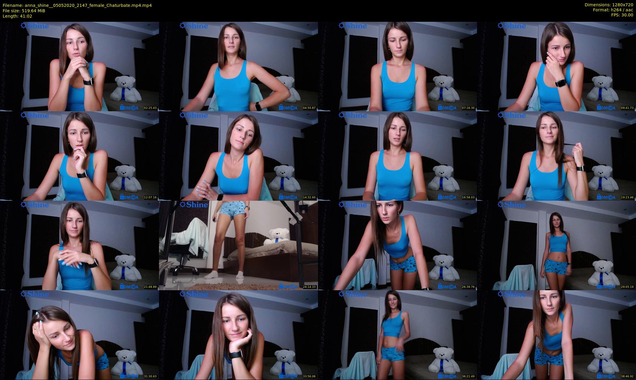 anna_shine_ — 42 minute Chaturbate female cam show recording, 720p, May 5, 2020