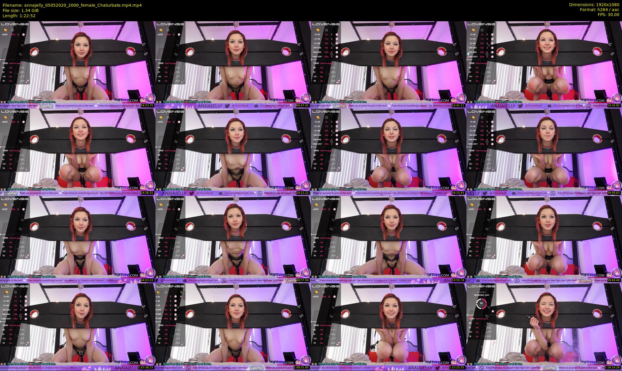 annajelly — 83 minute Chaturbate couple cam show recording, 1080p, May 5, 2020