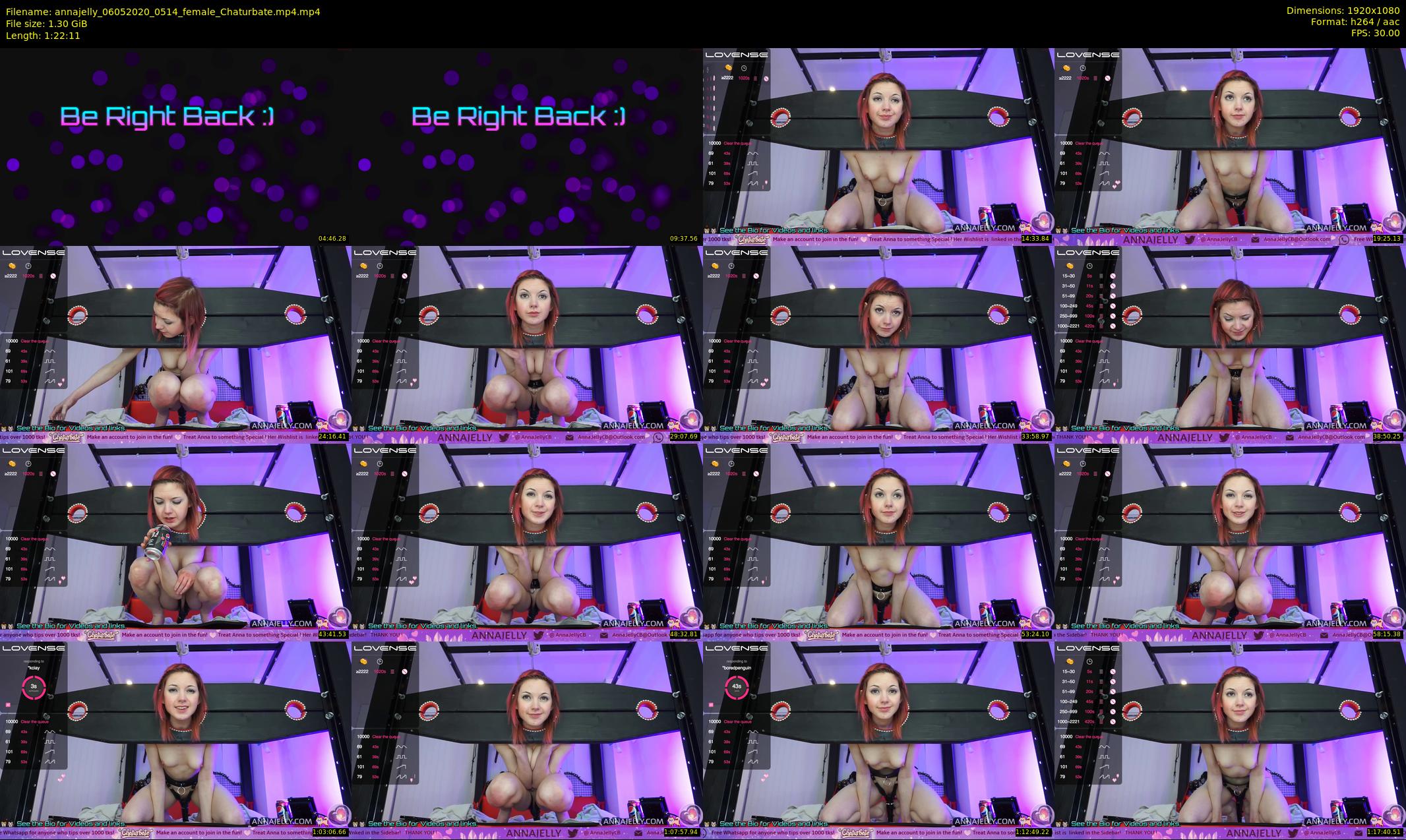 annajelly — 83 minute Chaturbate couple cam show recording, 1080p, May 6, 2020