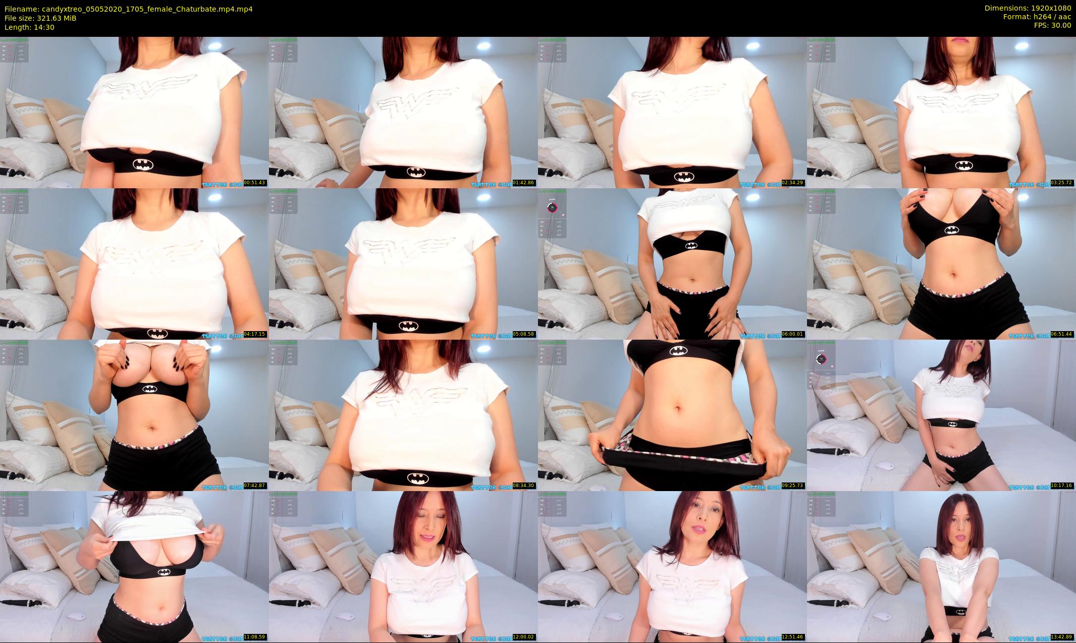 candyxtreo — 15 minute Chaturbate couple cam show recording, 1080p, May 5, 2020
