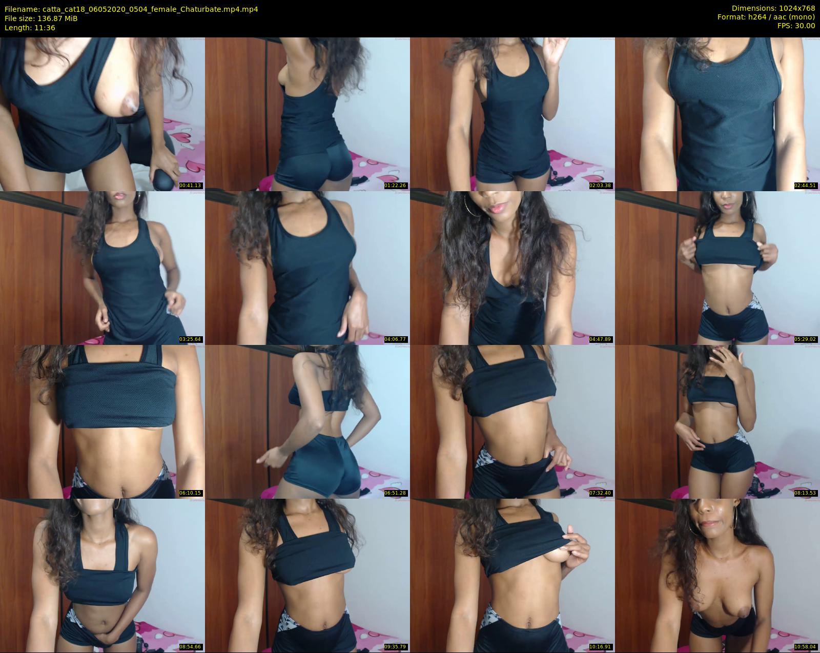 catta_cat18 — 12 minute Chaturbate female cam show recording, 720p, May 6, 2020